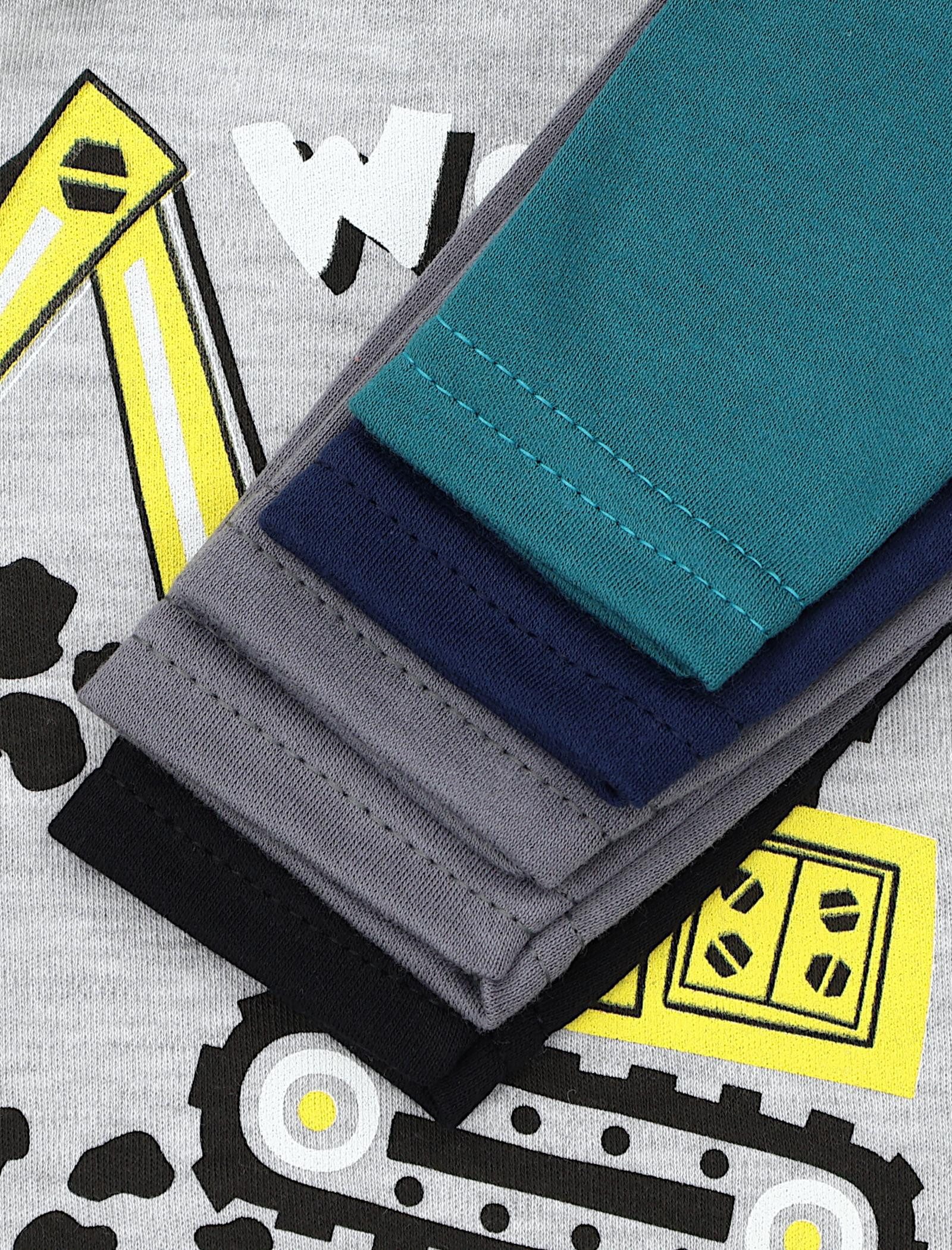 TupTam Langarmshirt TupTam Baby Jungen Langarmshirt Gestreift 5er Set