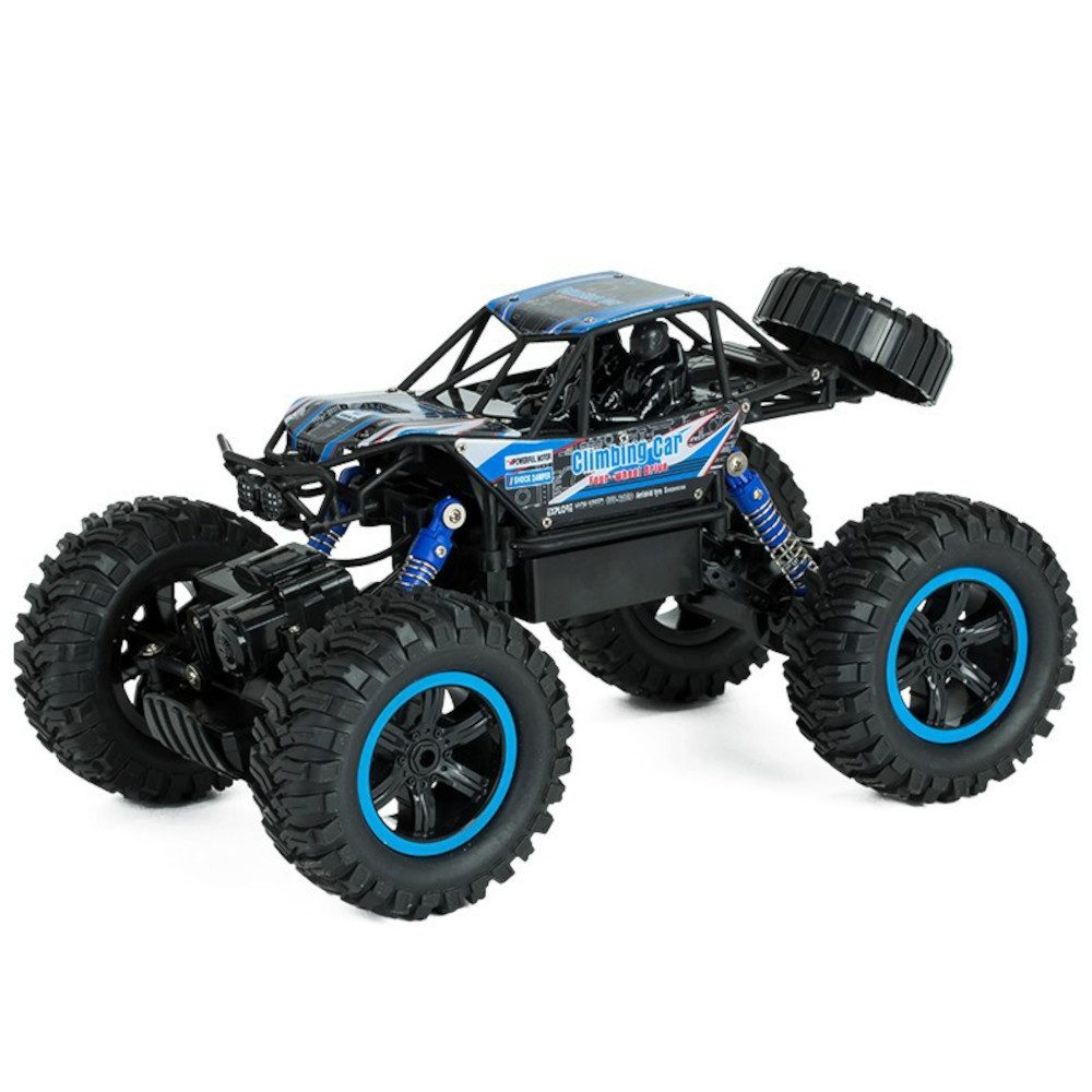 BruKa RC-Auto Robuster Geländewagen X-FIGHTER, Ferngesteuertes Auto mit 4x4 Allradantrieb, 30cm