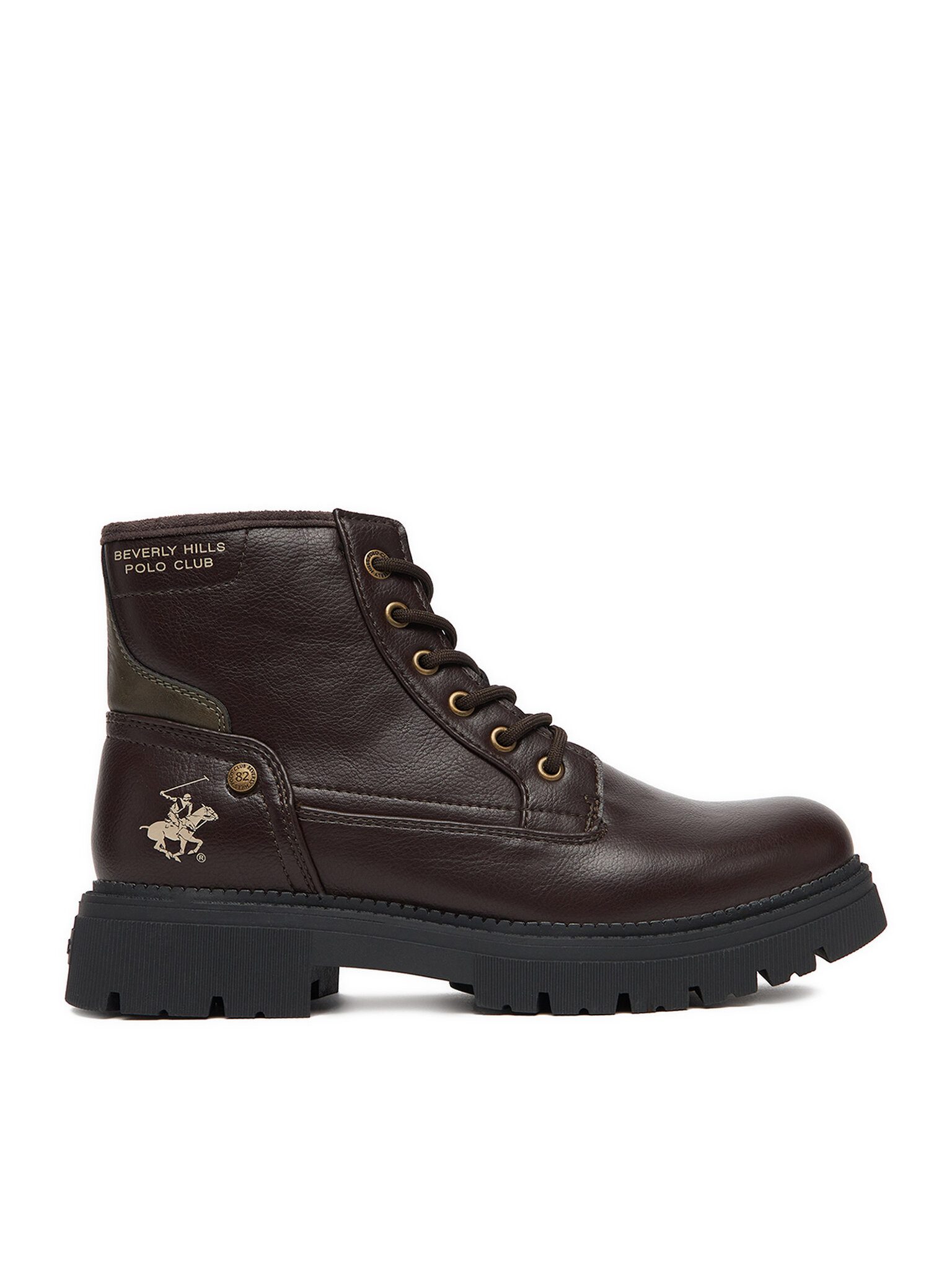 BEVERLY HILLS POLO CLUB Beverly Hills Polo Club Herrenschuhe Brown CEO-V5-10703 Schnürstiefel