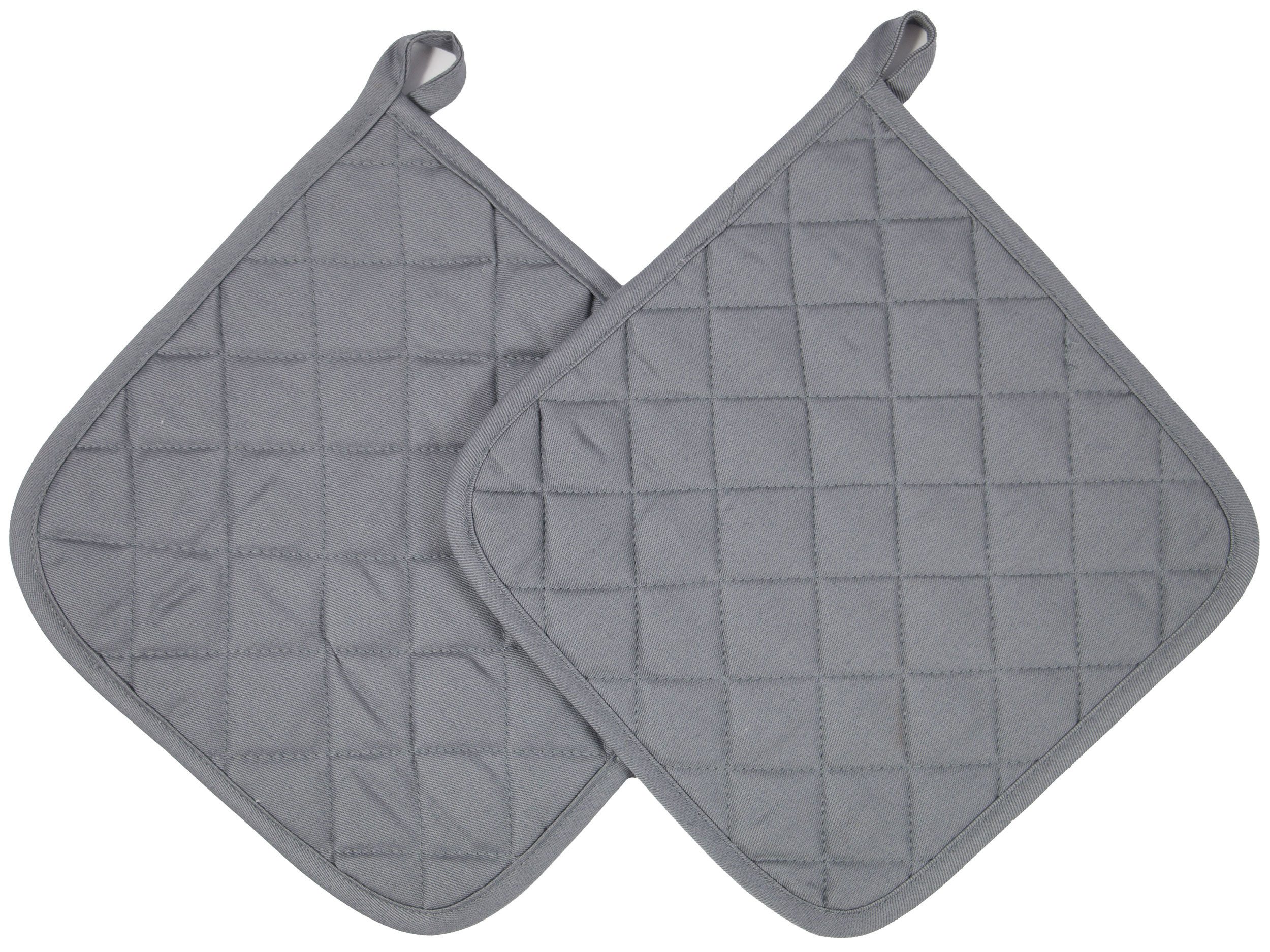 ZOLLNER Topflappen, (Set, 2-tlg), 24 x 24 cm, 100% Baumwolle, Temperaturbeständig bis 100°C. € 13,99