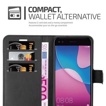 Cadorabo Handyhülle Huawei Y6 PRO 2017 Huawei Y6 PRO 2017, Klappbare Handy Schutzhülle - Hülle - mit Standfunktion und Kartenfach