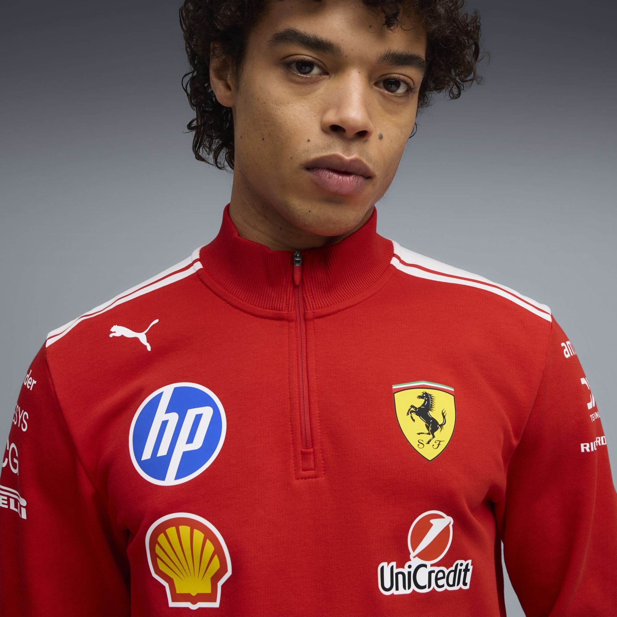 Scuderia Ferrari Stehkragenpullover Scuderia Ferrari Team Half Zip Puma 2026 – Bild 4 von 5