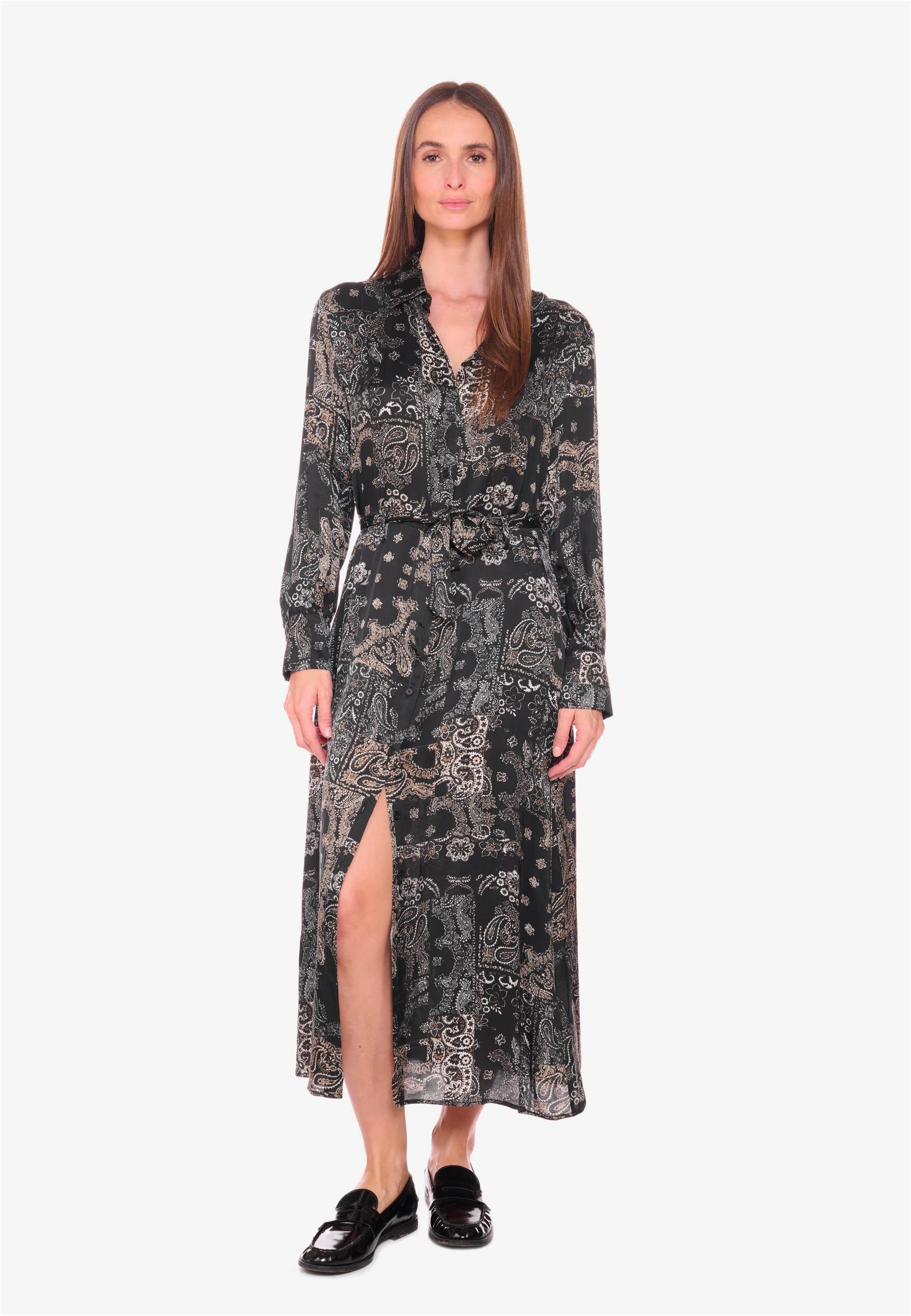 Le Temps Des Cerises Jerseykleid SERAPHY mit stylischem Allover-Muster