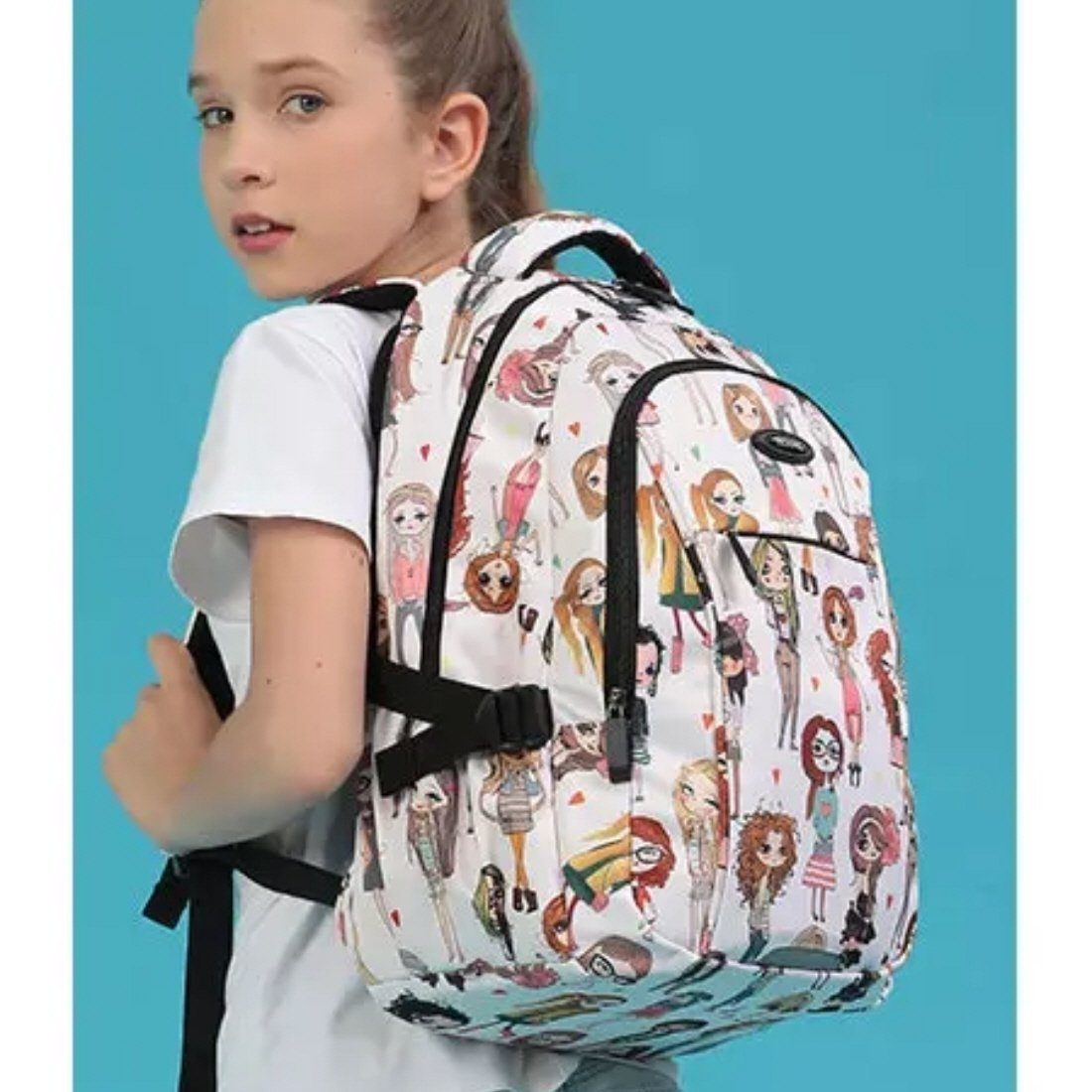 Rucksack Freizeitrucksack Aoking Cityrucksack, Sport Uni Reise Schule Freizeit Rucksack Schulrucksack Sportrucksack Tagesrucksack Mädchen (Laptopfach) Arbeit