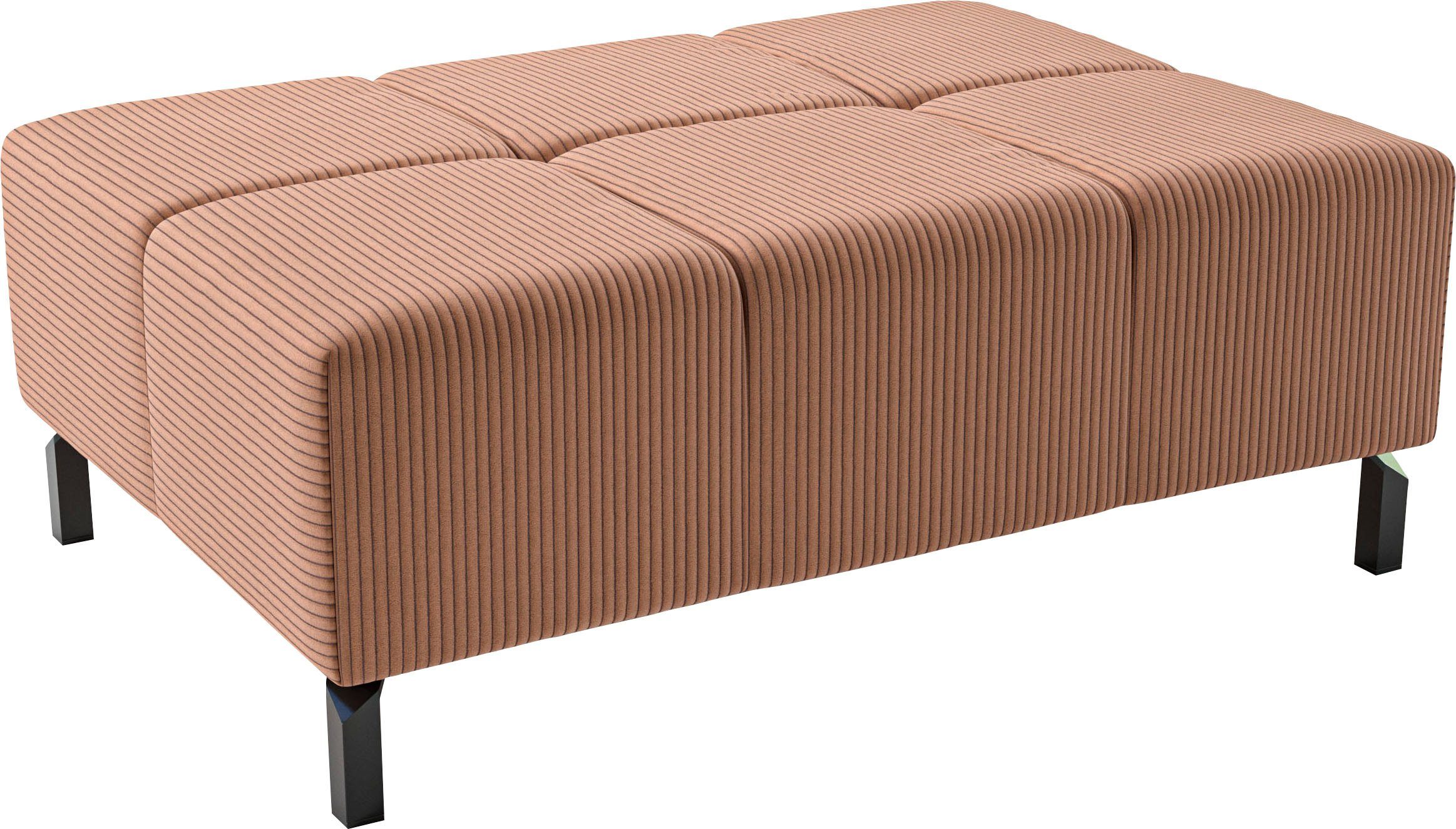 Home affaire Hockerbank Ancona New, passend zum Ecksofa, auch in Easy care-Bezug + Cord