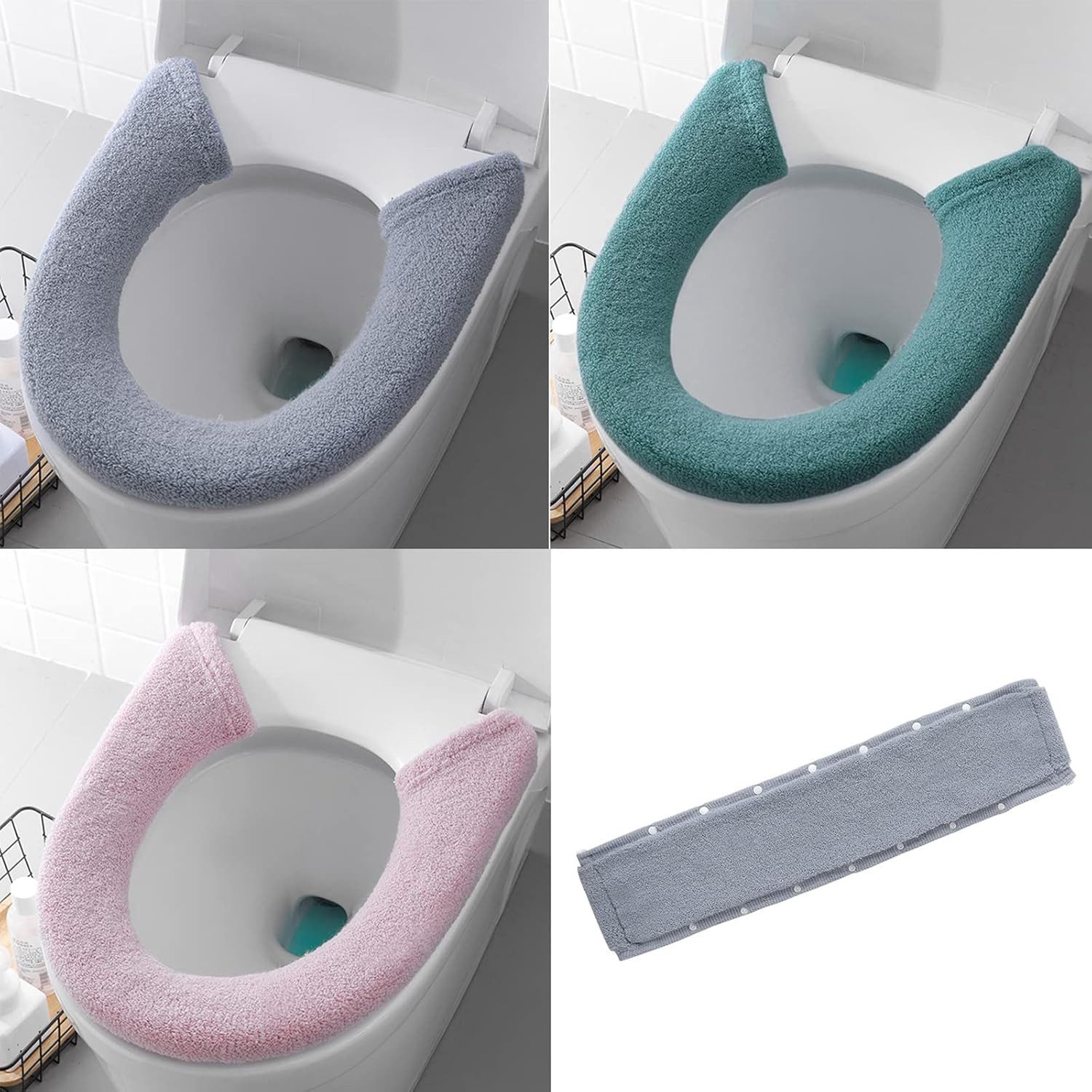 RWEUOQ Soft-Toilettensitzerhöhung 6 Stück dickere Badezimmer günstig online kaufen