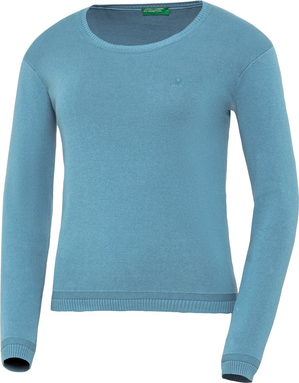 United Colors of Benetton Rundhalspullover aus hochwertigem, hautsympathischem Feinstrick