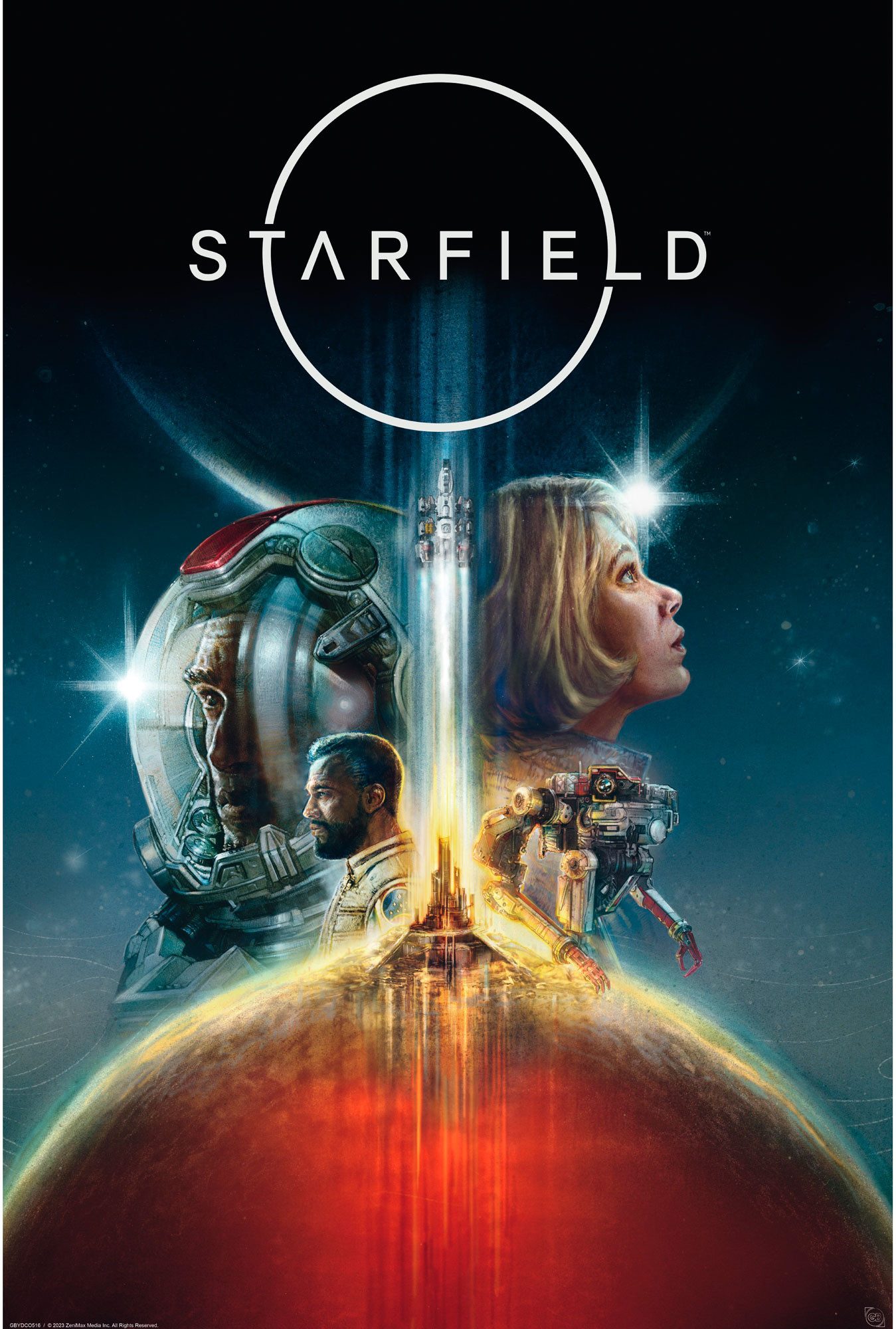 Poster Starfield - Poster - Journey Through Space + Zusatzartikel