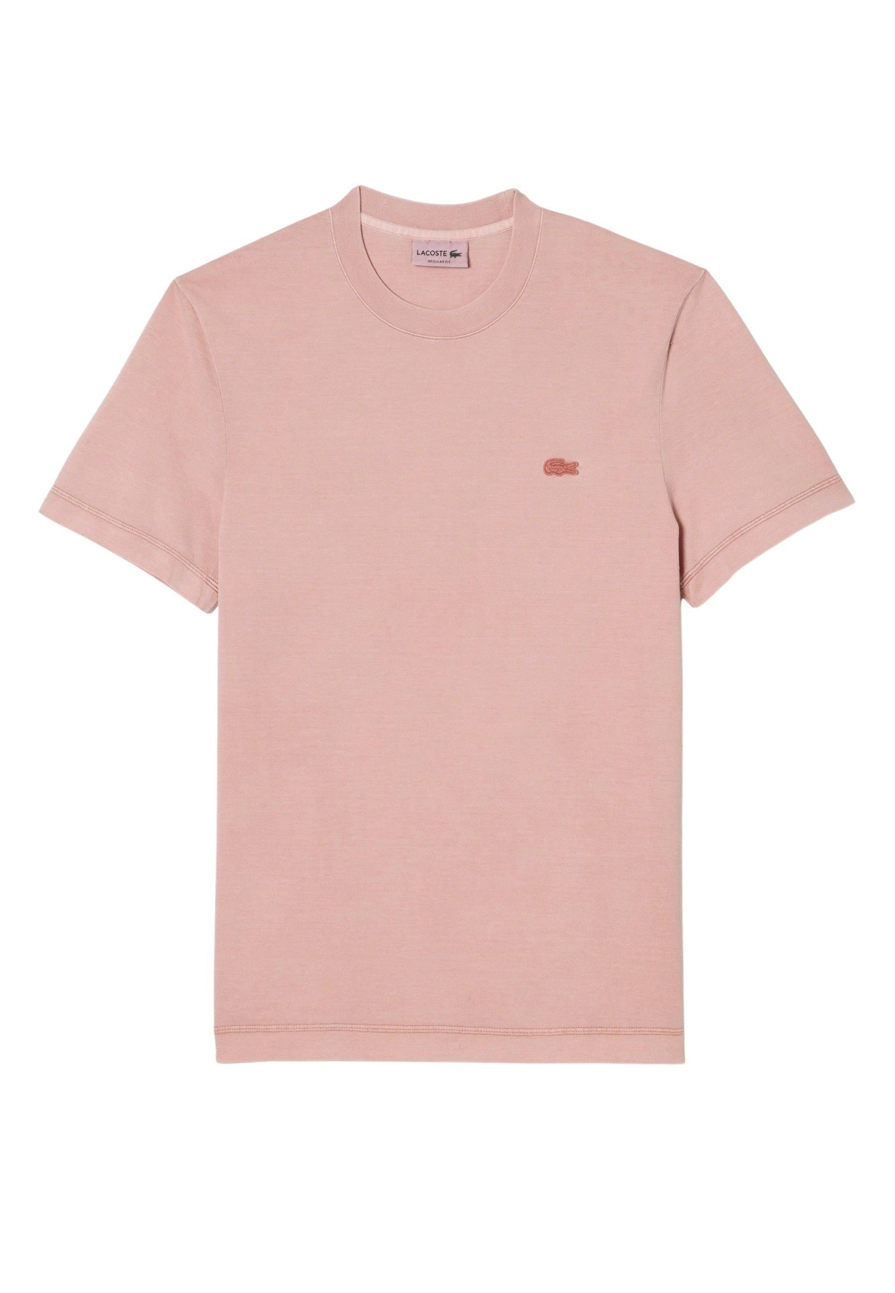 Kurzarmshirt T-Shirt T-Shirt (1-tlg) Lacoste Summer Pack pink