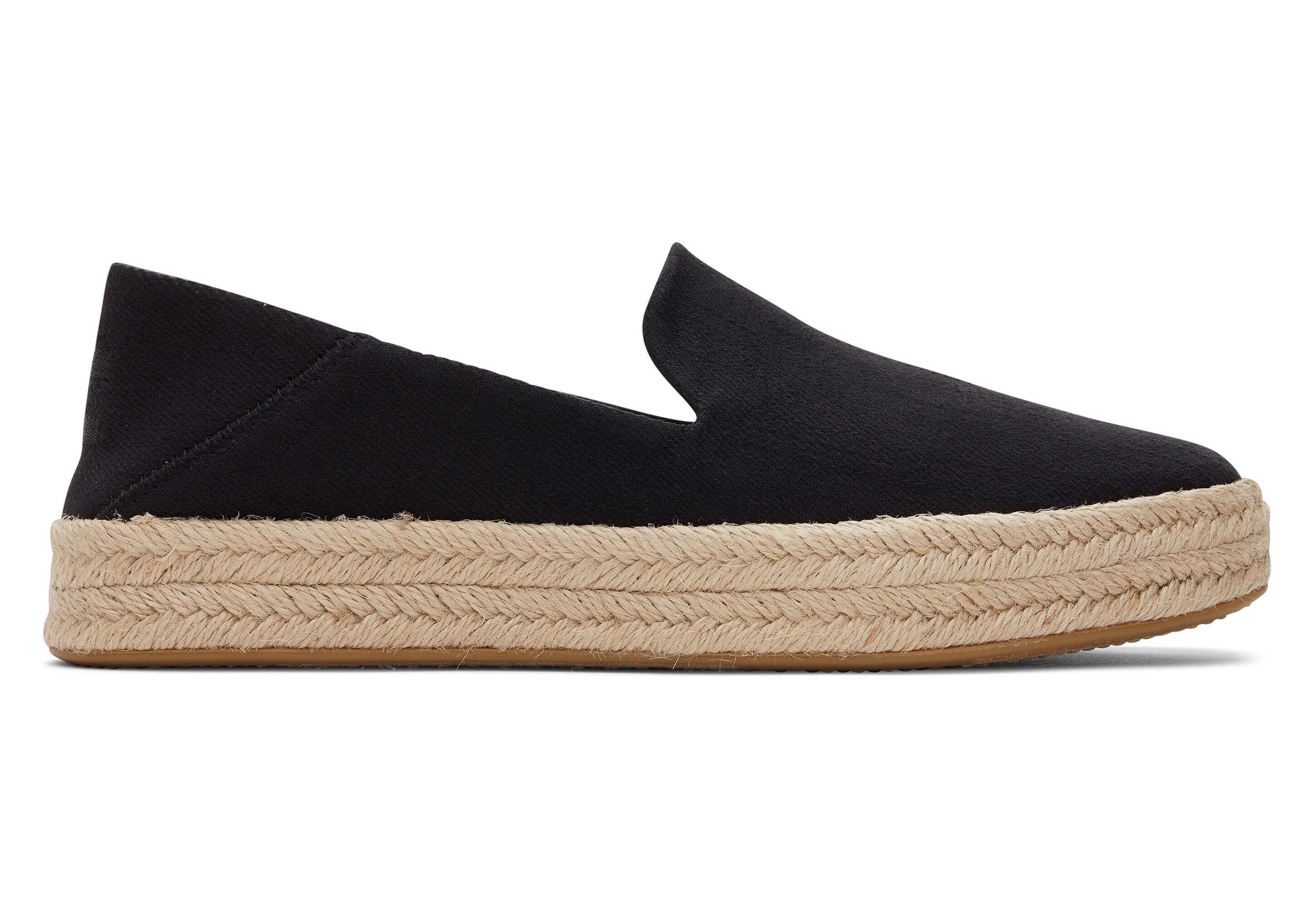 TOMS Carolina Taupe Suede Espadrille Espadrille