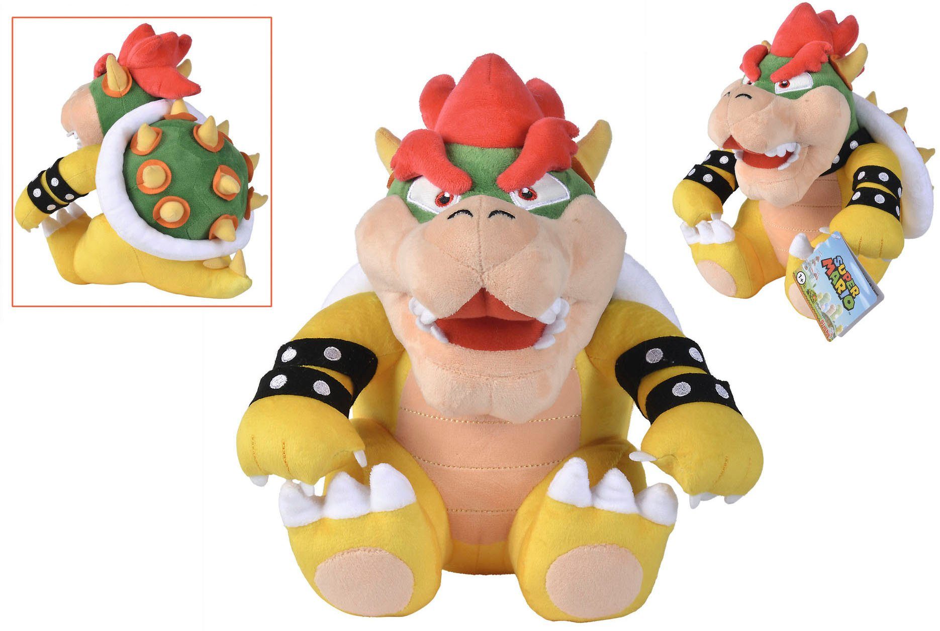 SIMBA Kuscheltier Super Mario Bowser Plüsch, 27 cm