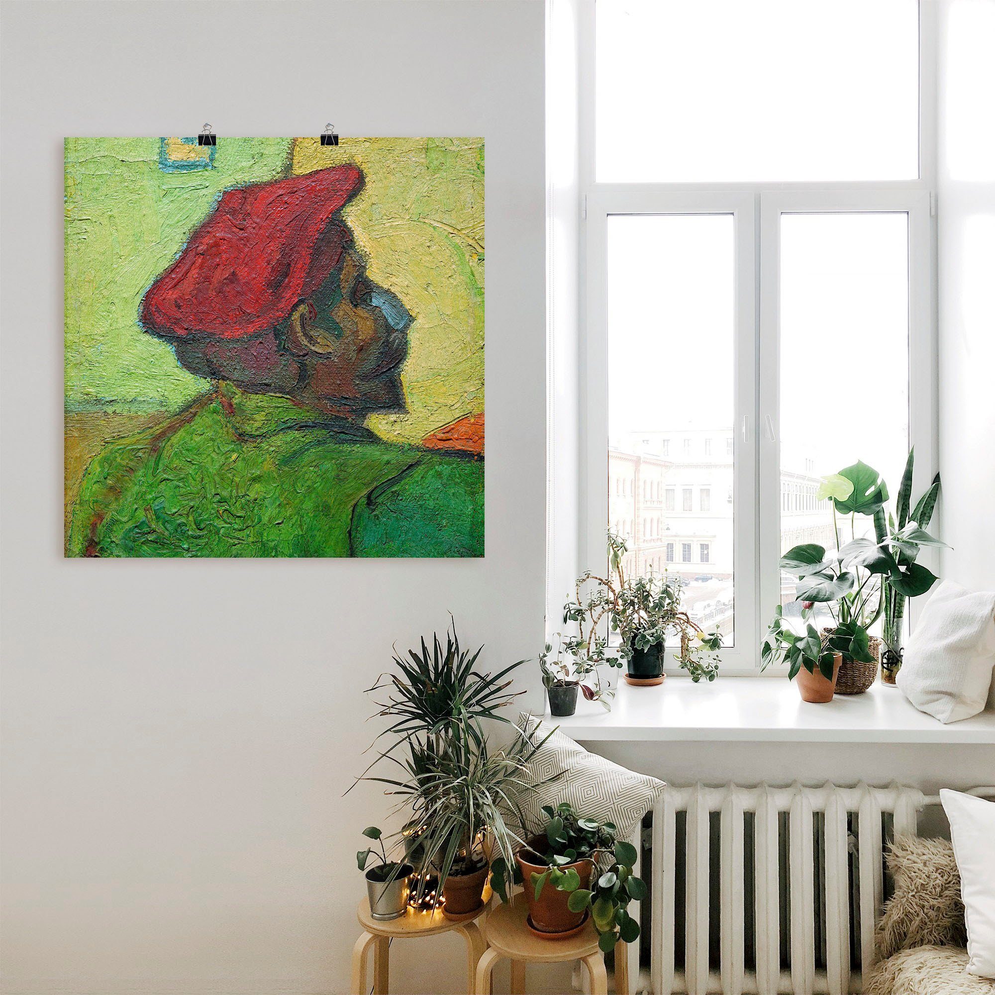 Gauguin versch. van Gemälde Gogh, Größen als (1 Porträts Leinwandbild, oder in V. Wandbild Wandaufkleber Artland St), v. Paul Poster
