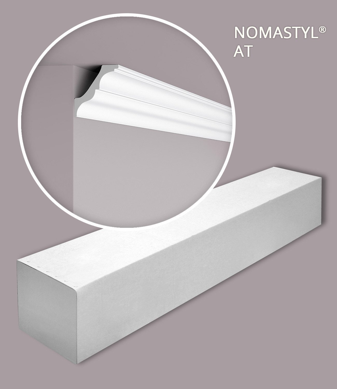 NOËL & MARQUET by nmc Deckenleiste NMC AT-box-10 Eckleisten 1 Karton SET mit 10 Stuckleisten 20 m, kleben, Extrudiertes Polystyrol (LDPS), 10-St., 1 x Karton SET, Eckleisten 1 Karton SET mit 10 Stuckleisten 20 m