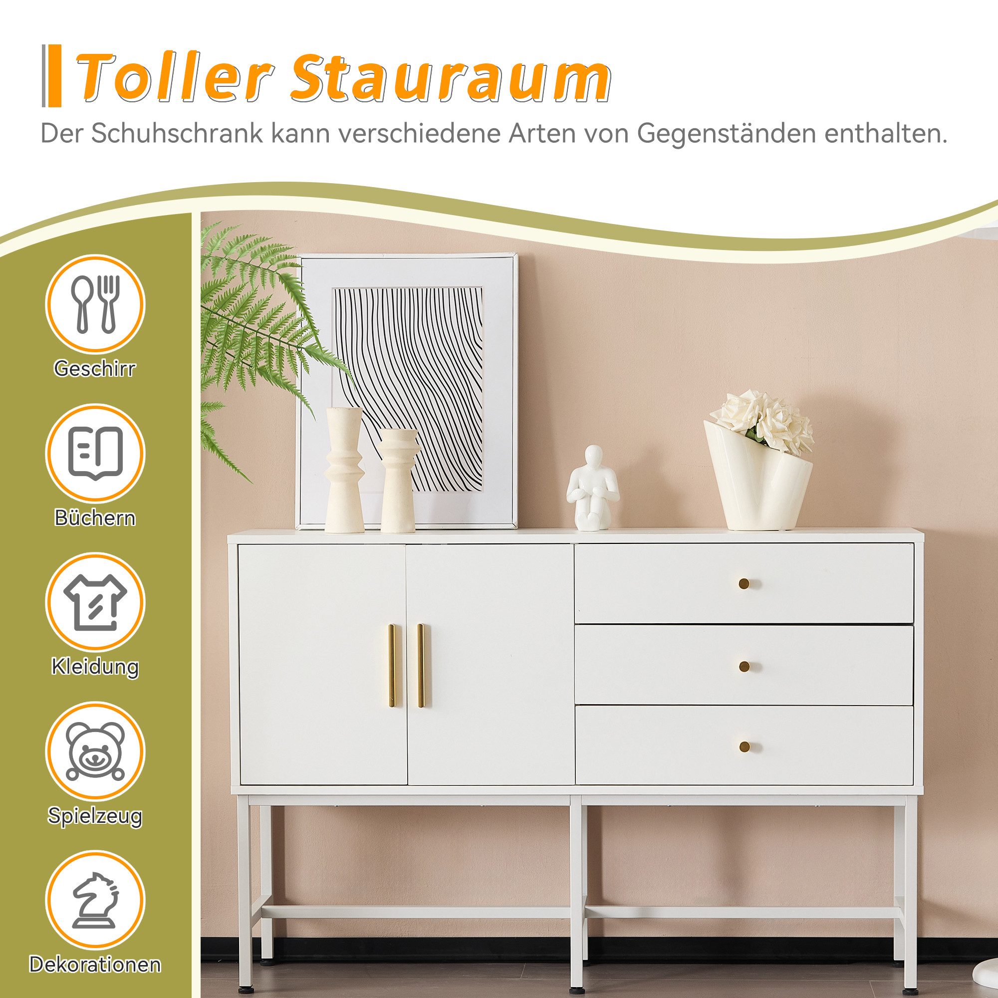 IDEASY Sideboard 120 x 32 x günstig online kaufen