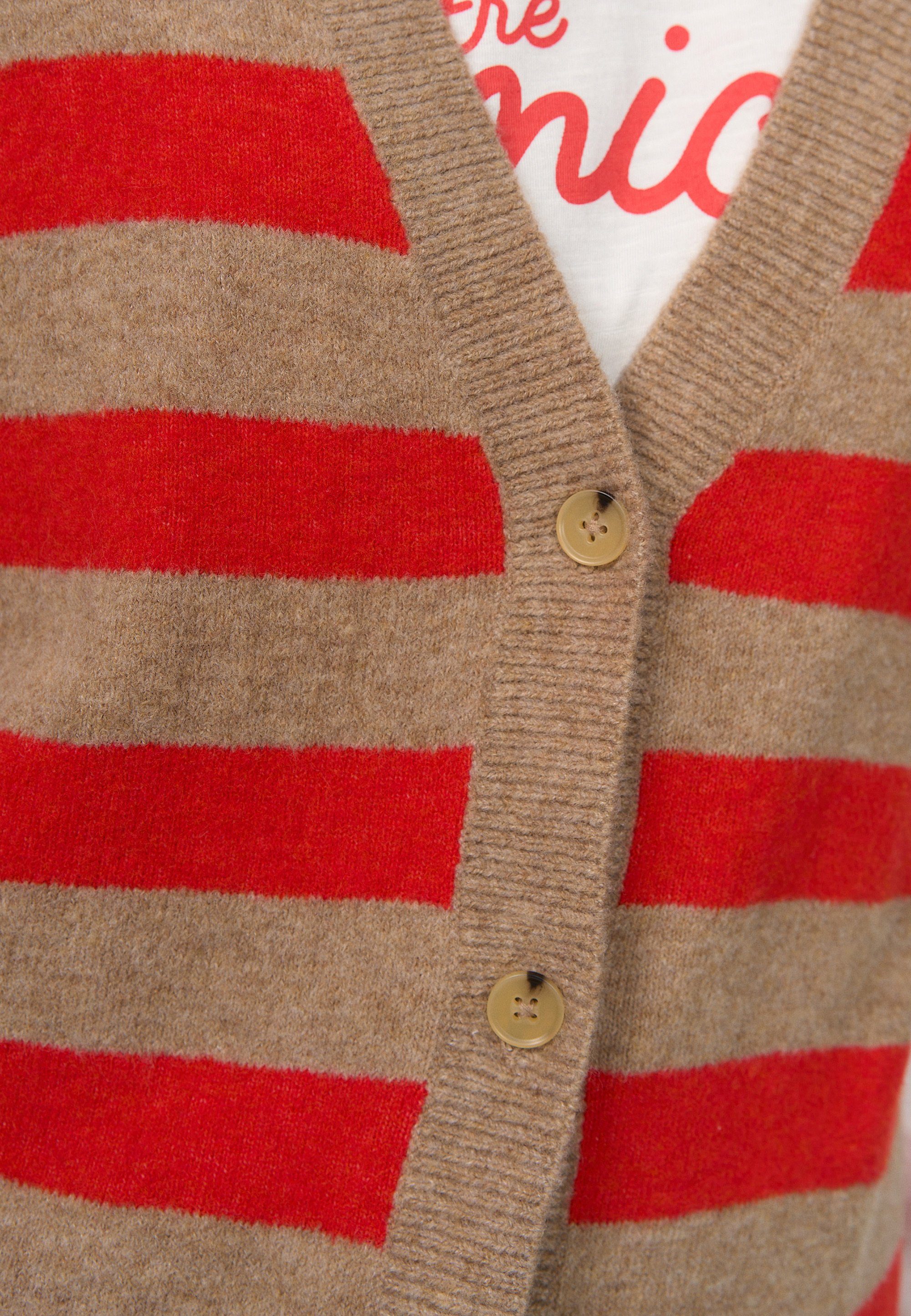 re.draft Strickweste Knit Striped Vest