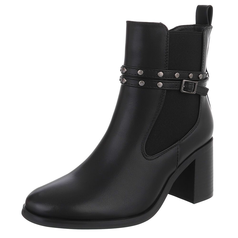 Ital-Design Modischer Stiefel mit Nieten und günstig online kaufen