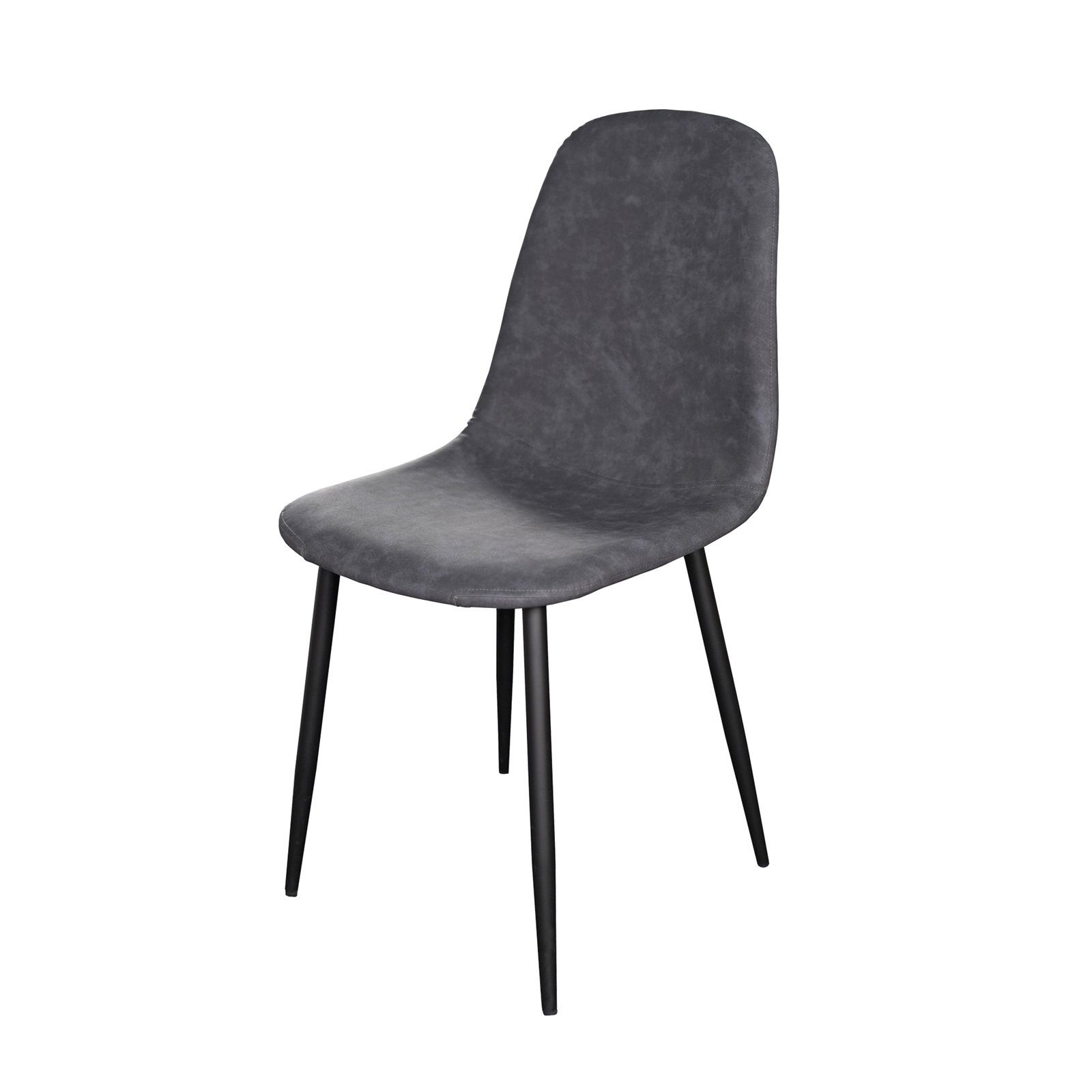 HTI-Living Esszimmerstuhl Stuhl Savannah PU Antikgrau günstig online kaufen