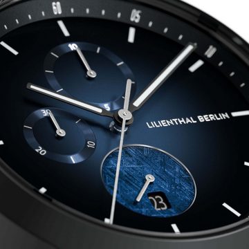 Lilienthal Berlin Chronograph Chronograph LE Meteorite IV - Mesh Schwarz