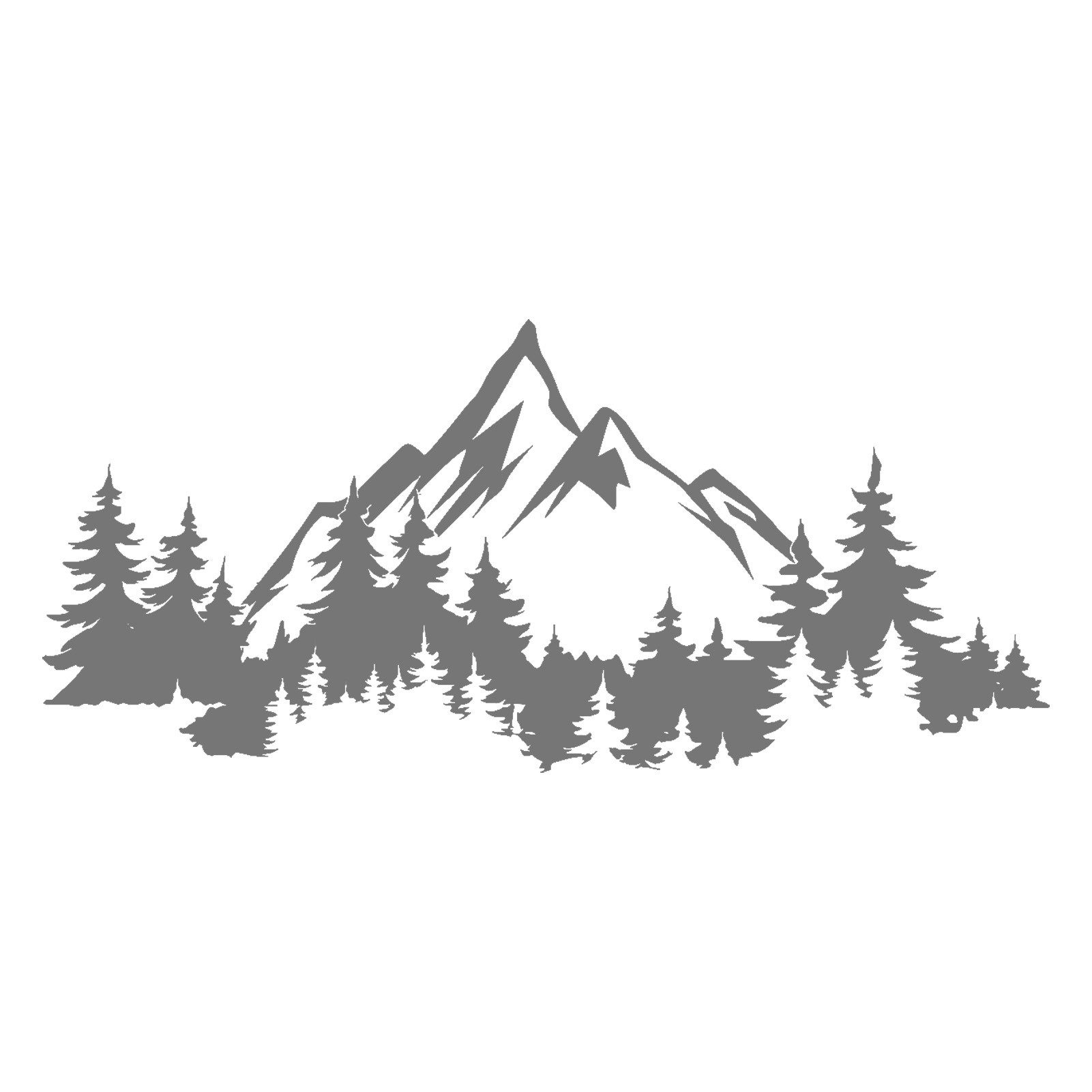 Jumpeak Wanddekoobjekt wanddekoration metall,Berge,Wälder,Landschaft,wall art,Abstrakte Kunst, wanddekoration wohnzimmer,Metallverzierung,4 Farben,4 Größen