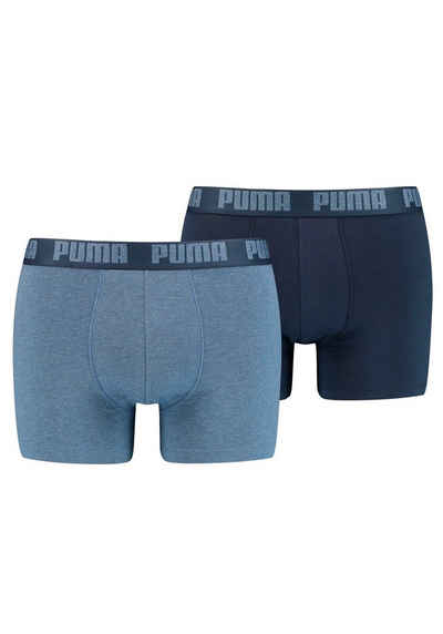 PUMA Boxer (Packung, 2er Pack) mit breitem Logobund, elastisch