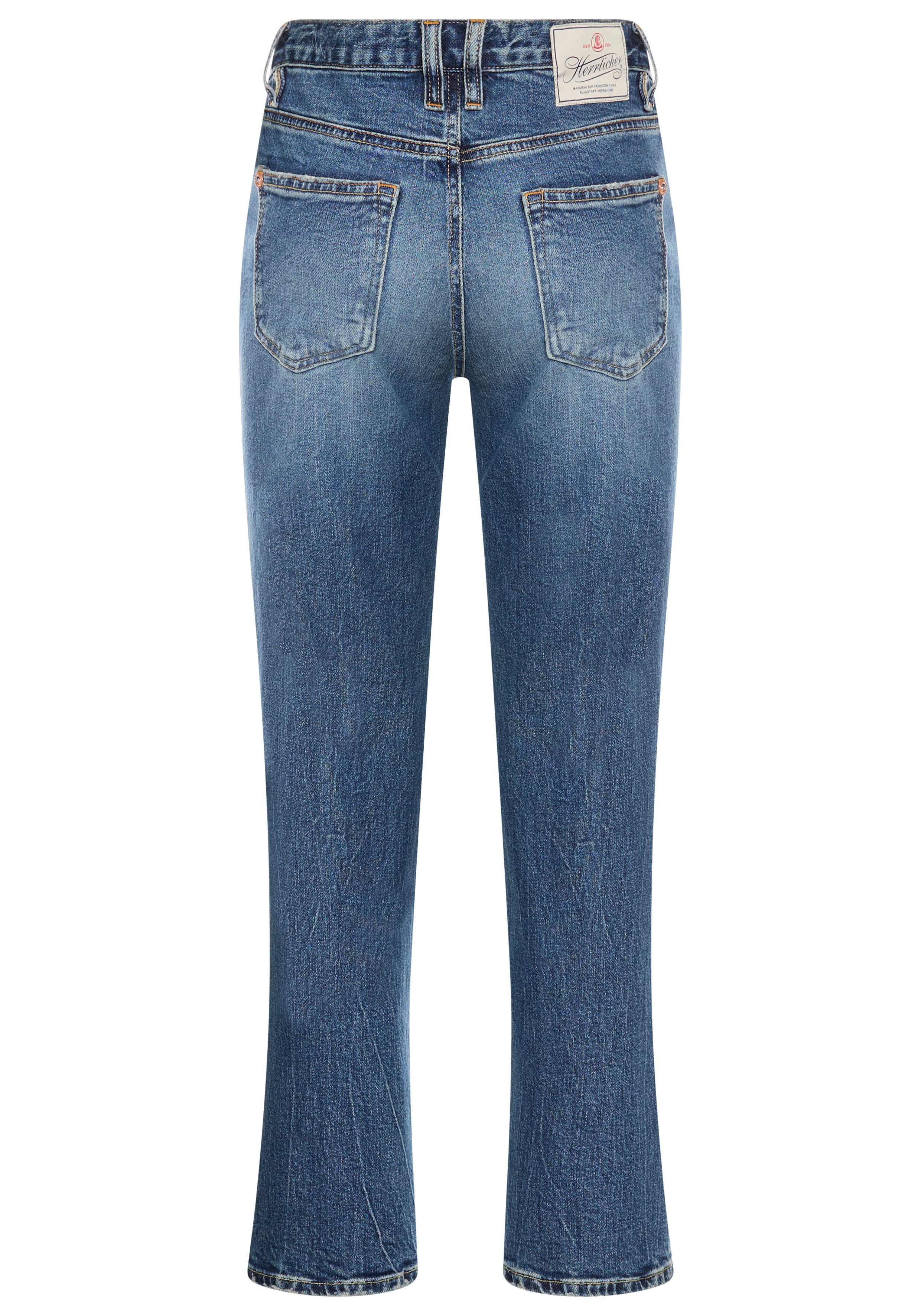 Herrlicher 5-Pocket-Jeans Breezy Cropped Denim Straight Fit – Bild 5 von 5