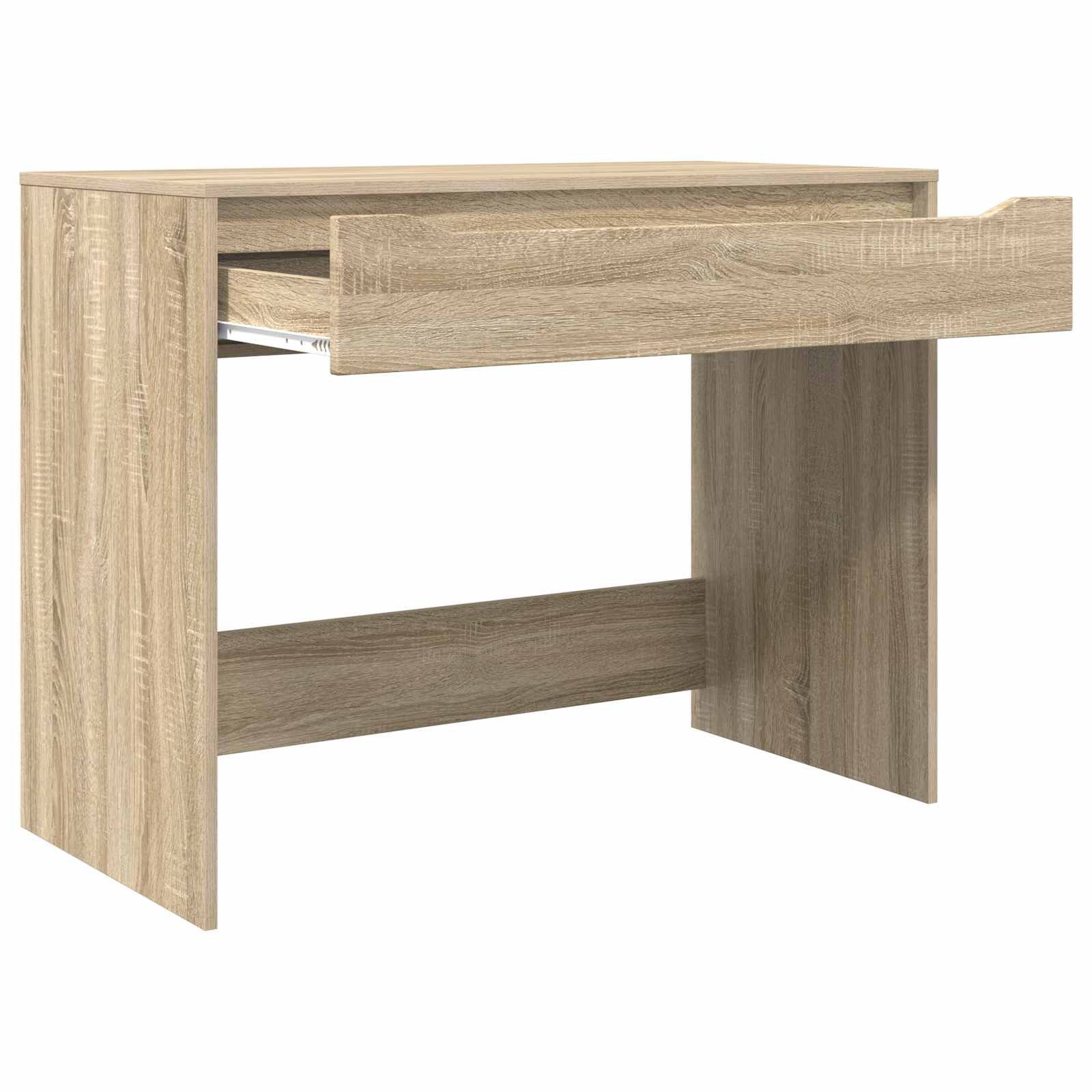 vidaXL Schreibtisch Schreibtisch Sonoma-Eiche 100 x 50 x 78 cm Holzwerkstoff (1-St) – Bild 5 von 5