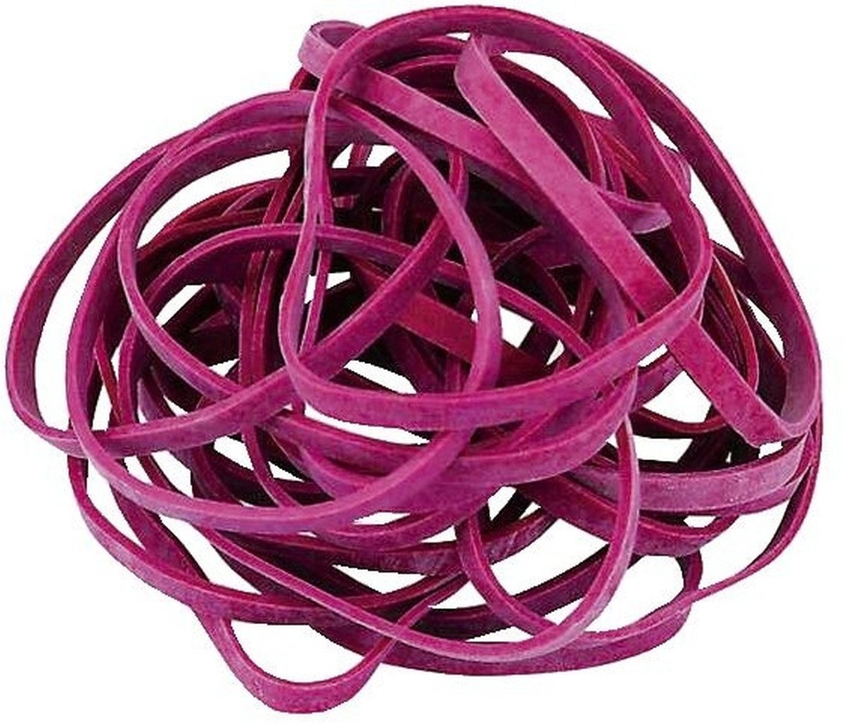 Gummibänder Gummiringe Flexibo Gr. 8 50mm 50g rot