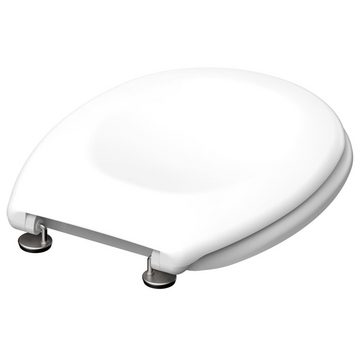 Schütte WC-Sitz Toilettensitz WHITE Duroplast