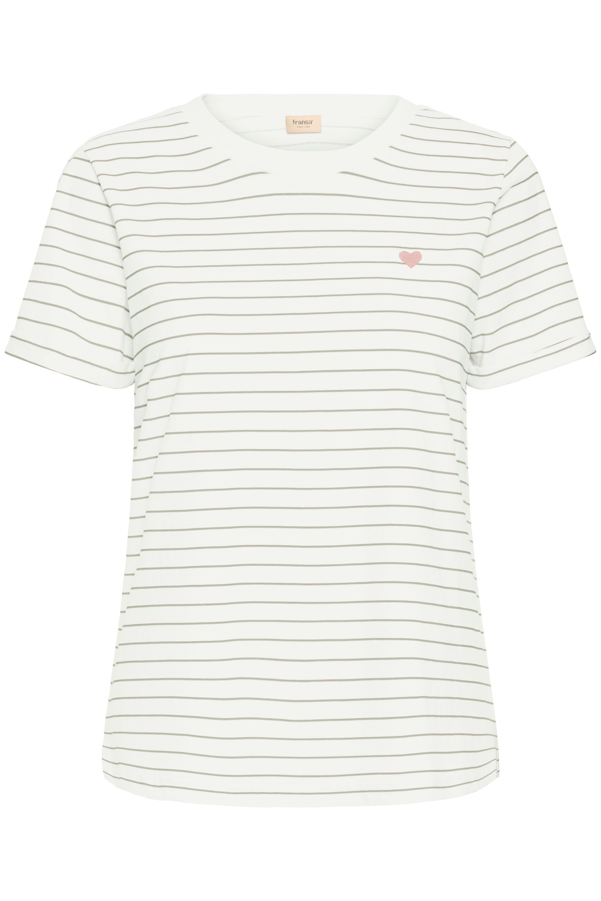 fransa Rundhalsshirt FRAMORA Klassisches T-shirt günstig online kaufen