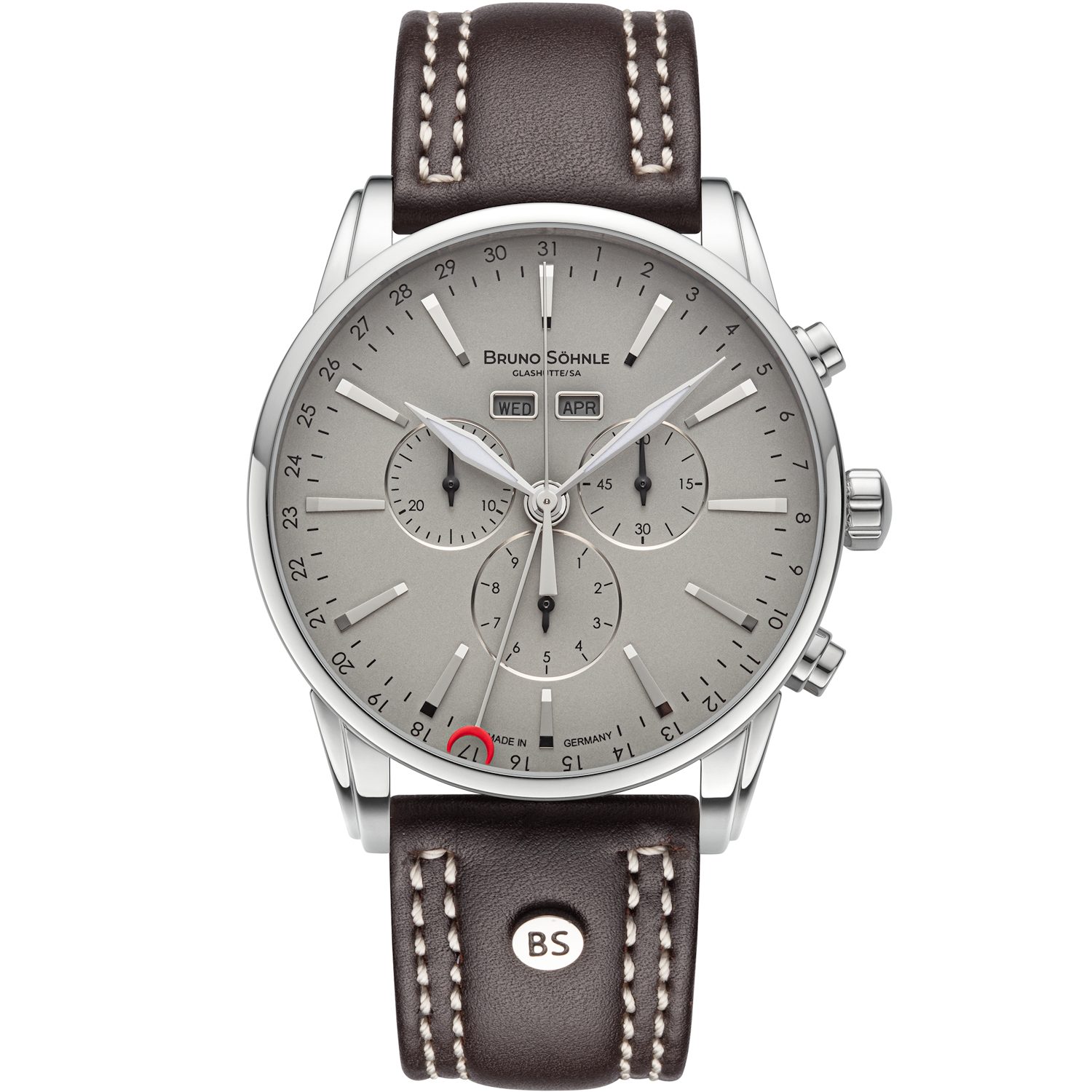 BRUNO SÖHNLE Chronograph Herrenuhr Glashütte Bruno günstig online kaufen