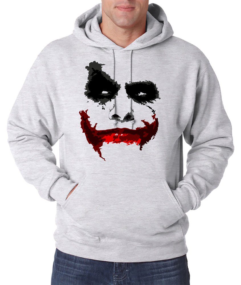 Youth Designz Kapuzenpullover Joker Clown Herren Hoodie Pullover mit  trendigem Bösewicht Motiv