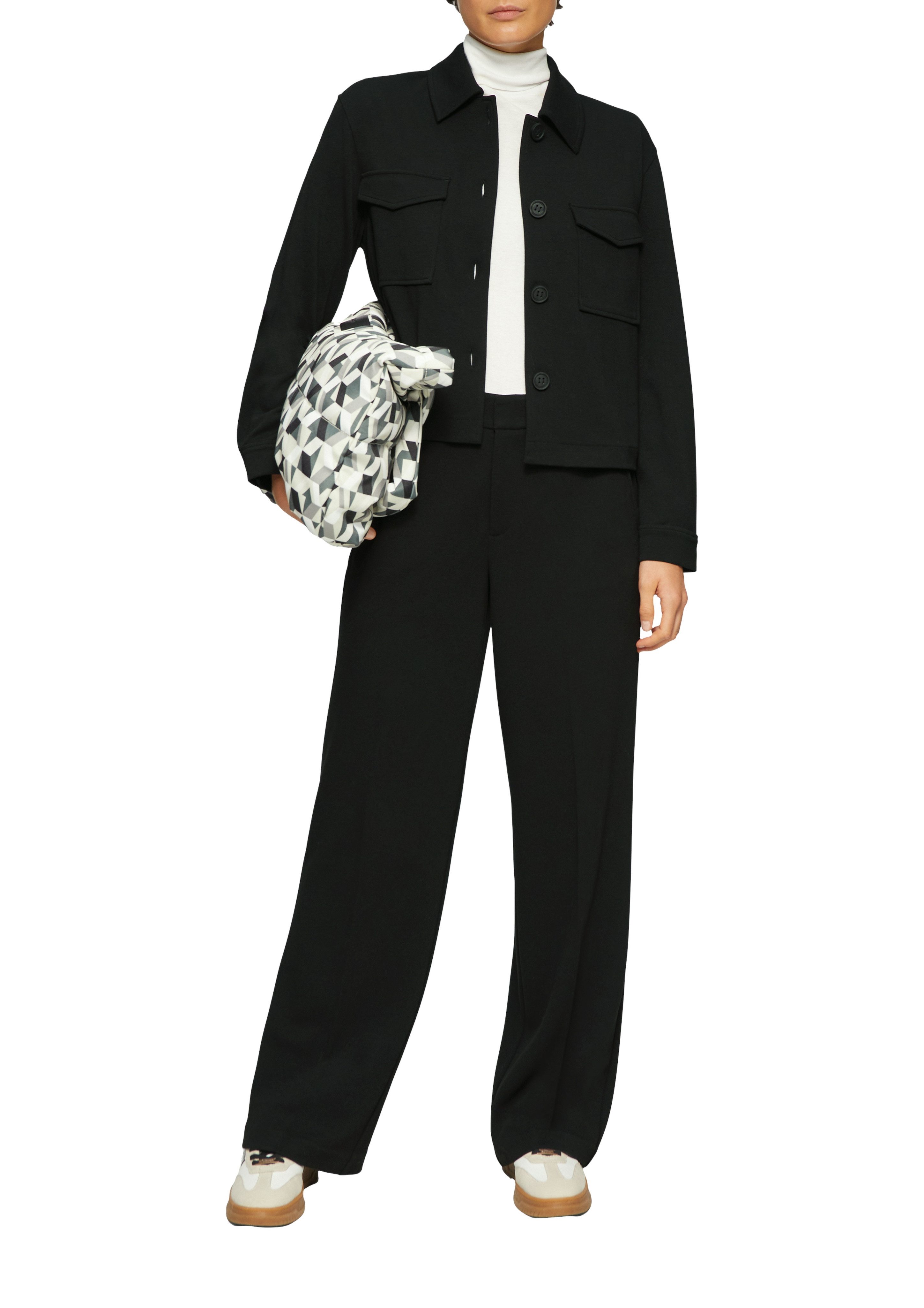 s.Oliver Jerseyhose aus Struktur-Jersey günstig online kaufen