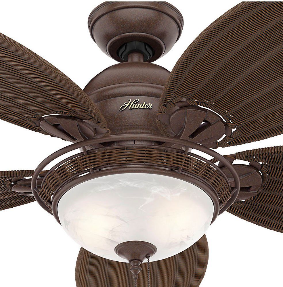 137cm Caribbean Bronze Hunter Verwitterte Deckenventilator Breeze,