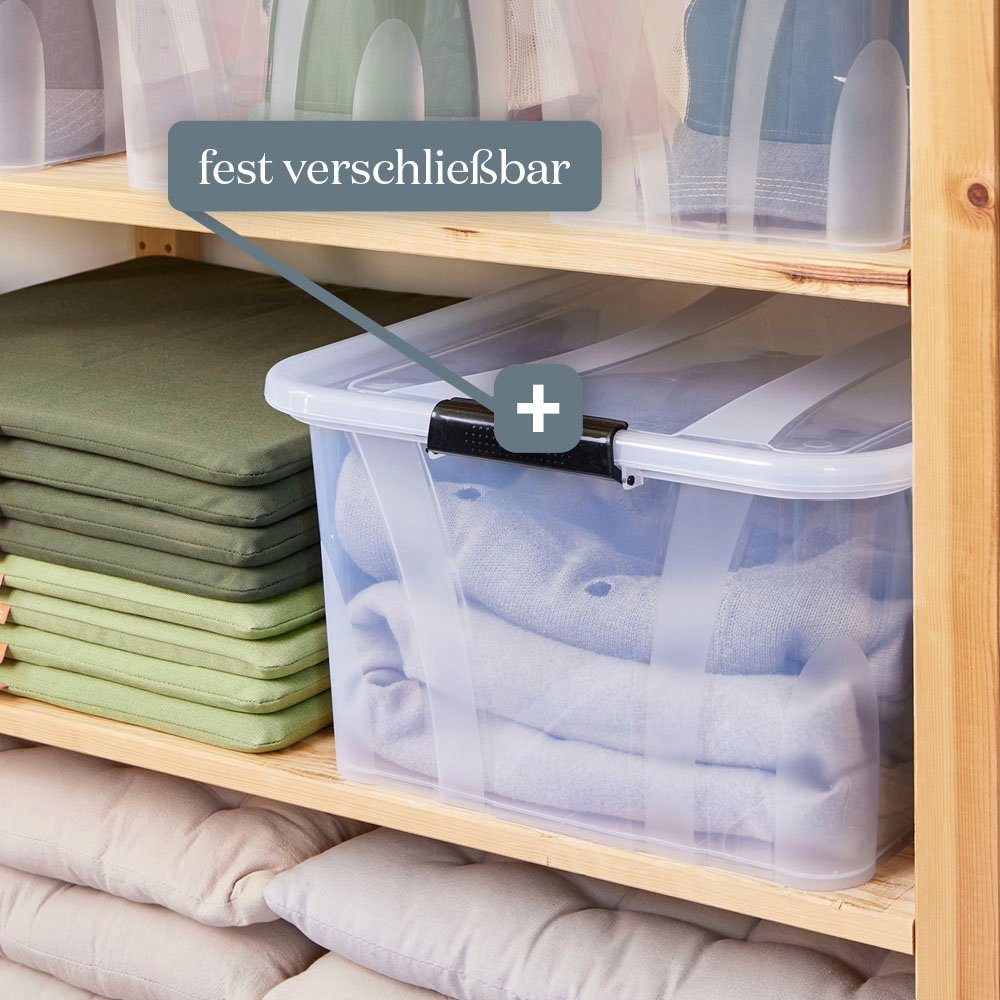 Siena Home Aufbewahrungsbox Anzio (1 St), Kunststoff, 100% recyclebar