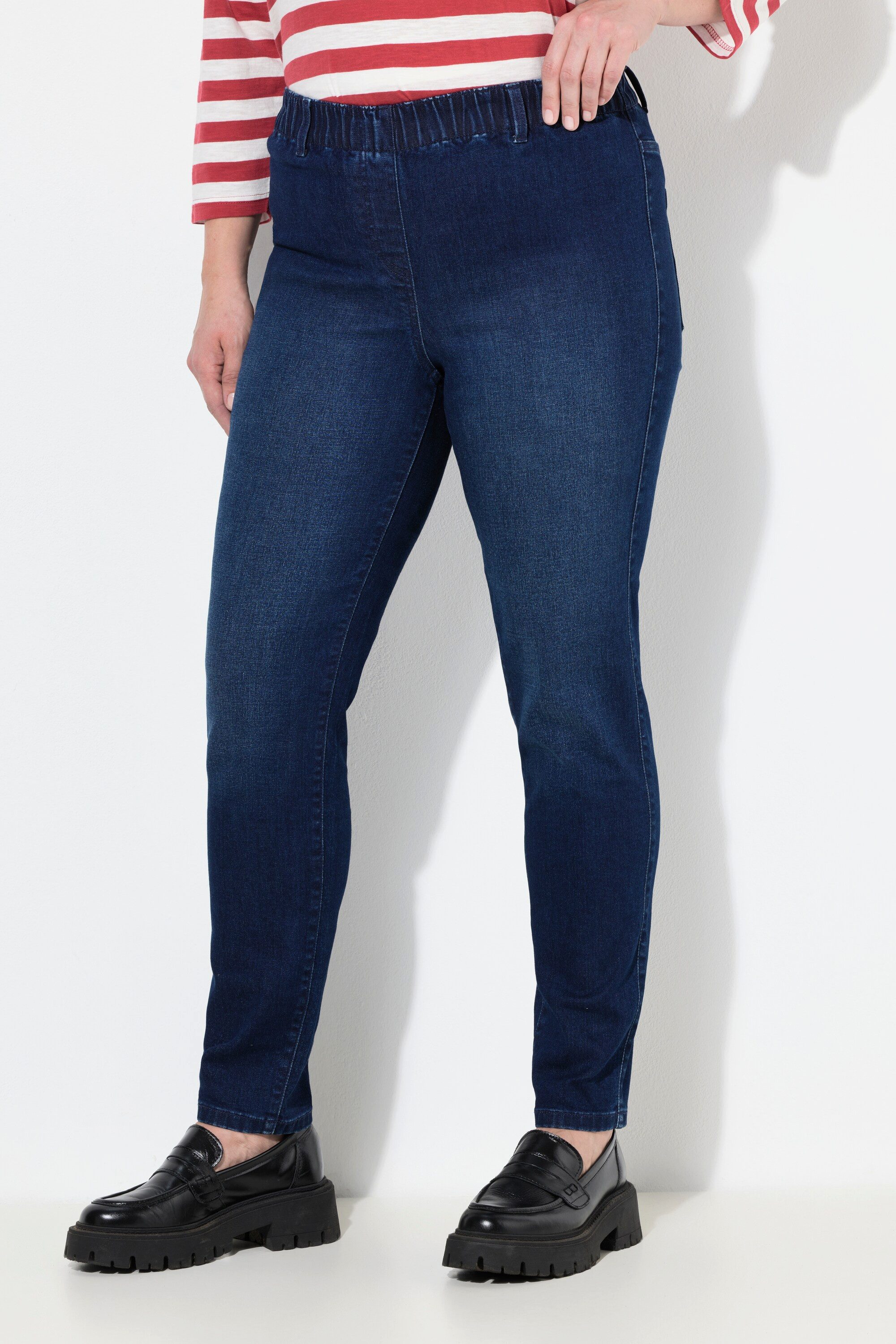 Ulla Popken 5-Pocket-Jeans Jeggings Sienna schmales Bein Komfortbund Stretc günstig online kaufen