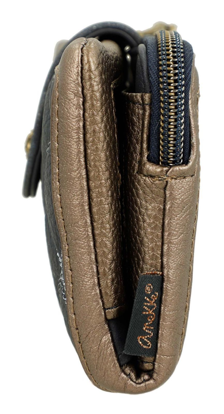 Anekke Geldbörse Flexible RFID Wallet, mit RFID-Blocker Schutz