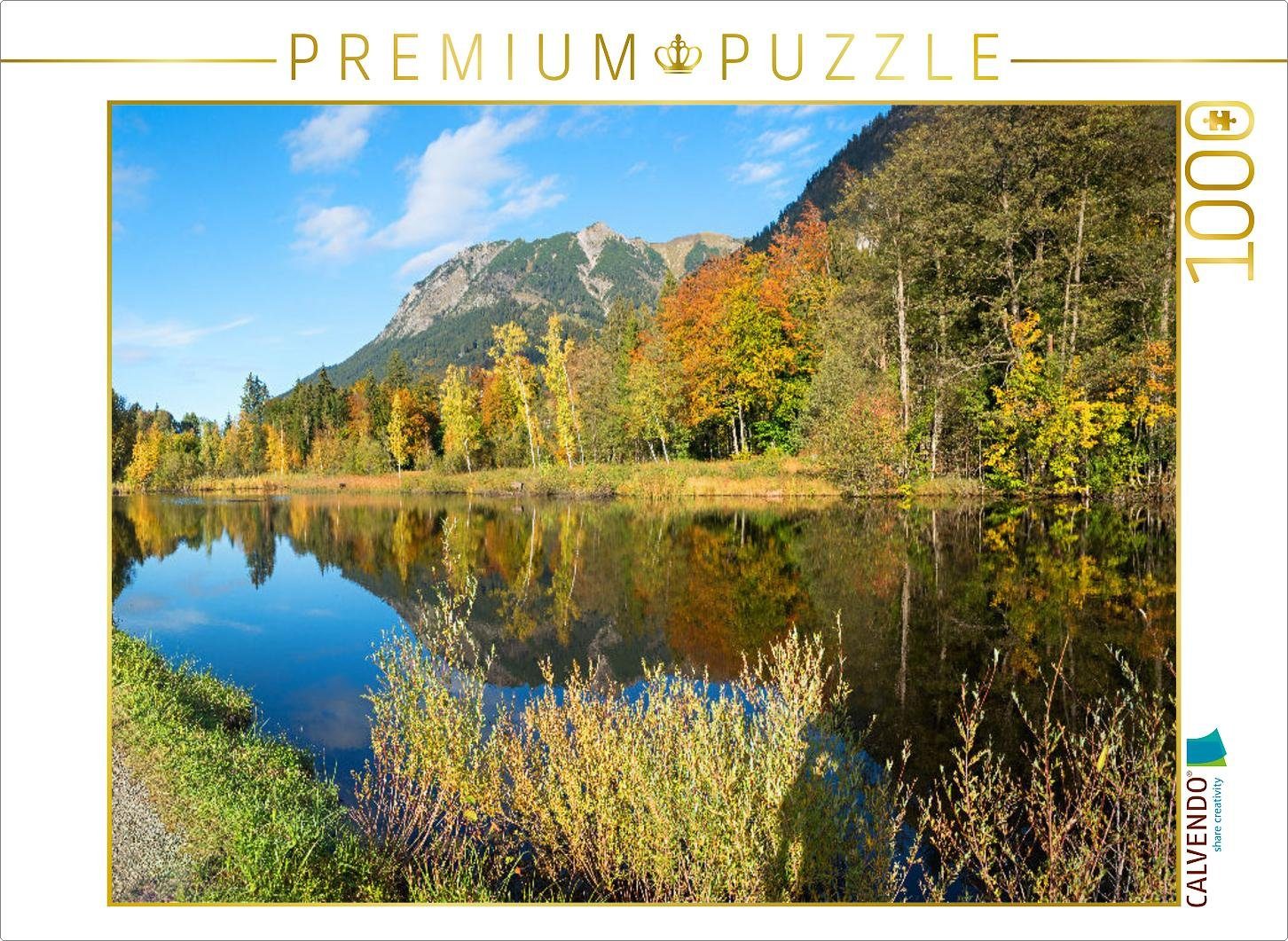 Puzzle CALVENDO Puzzle Moorweiher Oberstdorf 1000 Teile Lege-Größe 64 x 48 cm Foto-Puzzle Bild von SusaZoom