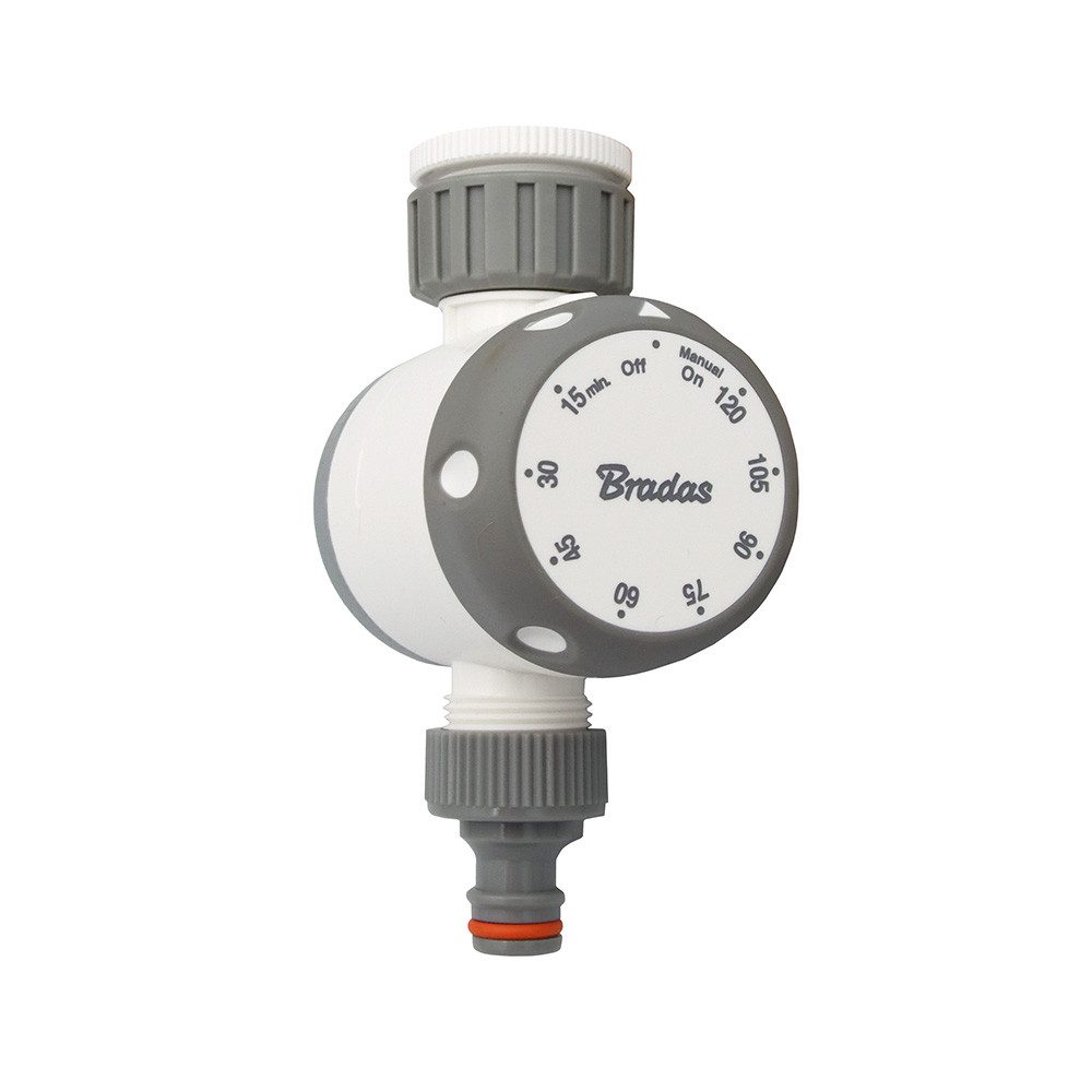 Bradas Absperrventil Mechanische Bewässerungsuhr Bradas WHITE LINE