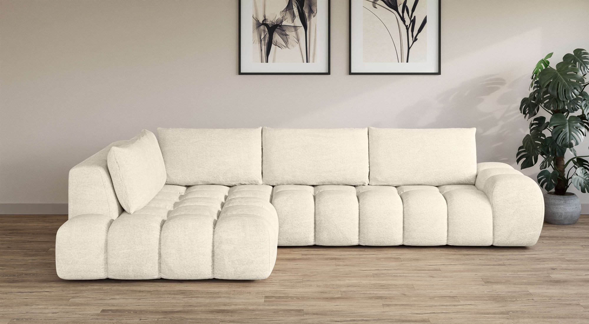 INOSIGN Ecksofa AZITA klein, L-Form, elegant günstig online kaufen