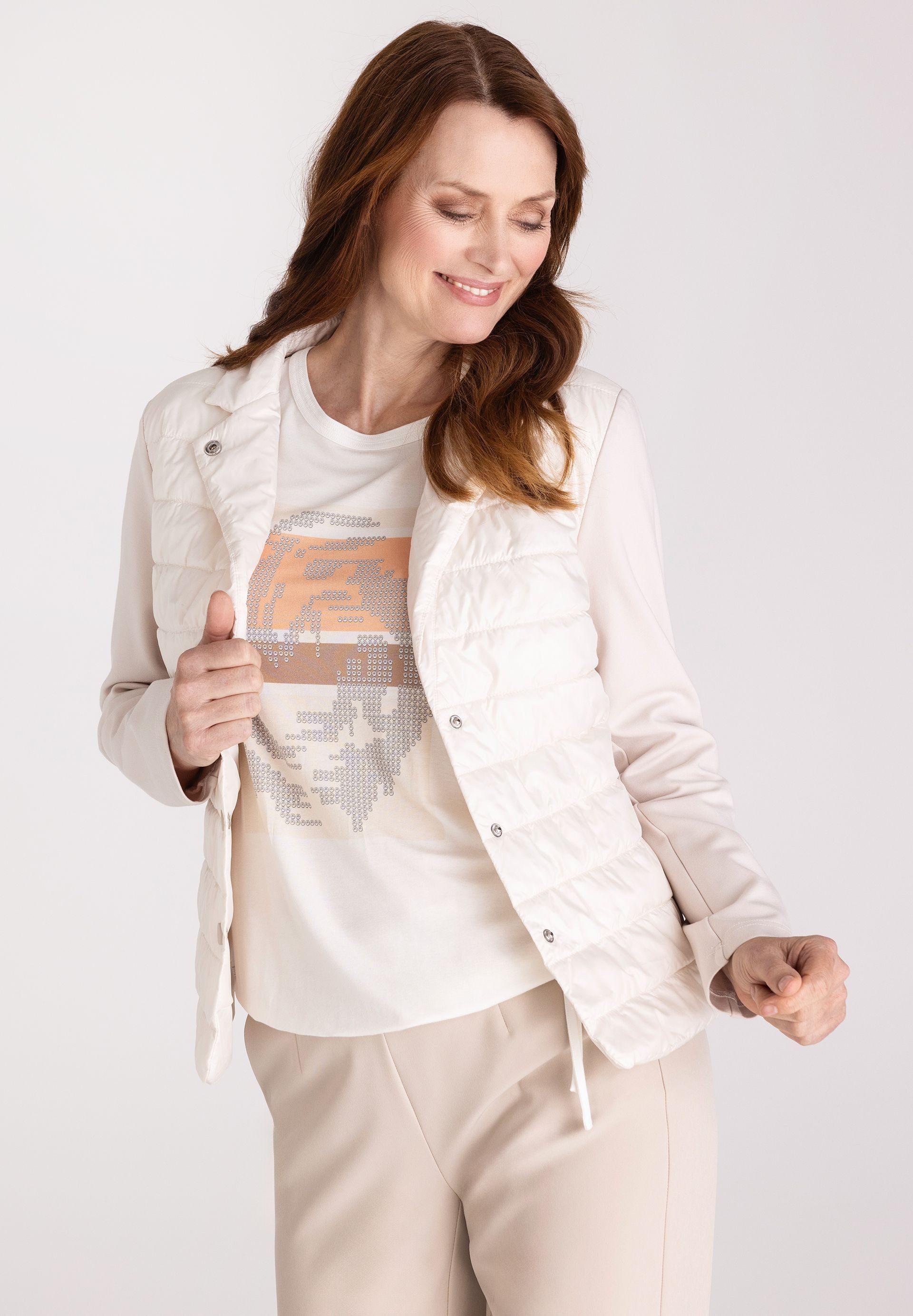 FRANK WALDER Jackenblazer mit Hybrid-Optik