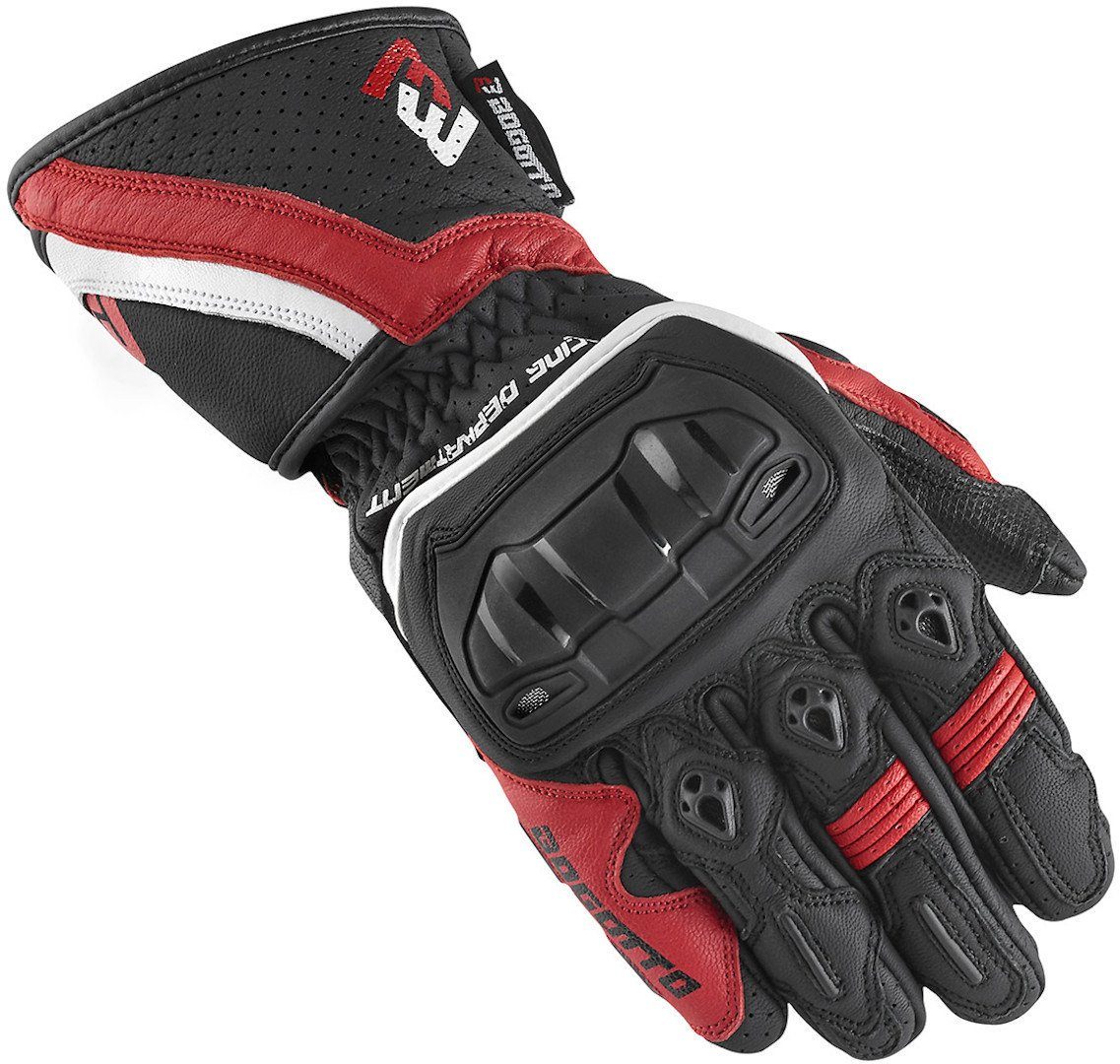 Bogotto Motorradhandschuhe Losail Motorradhandschuhe Black/Red/White