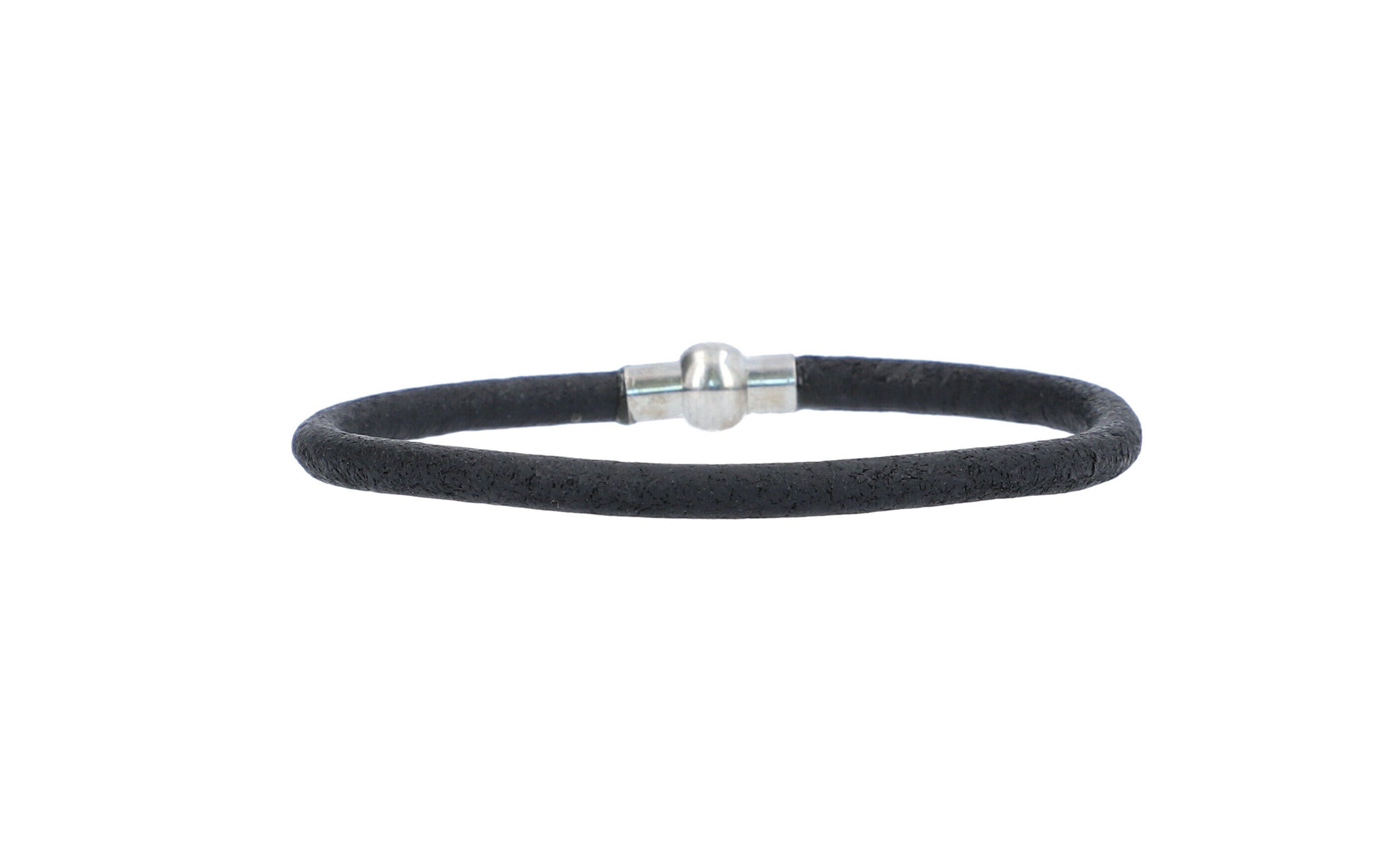 Lederarmband Schwarz Halvar Gusti Leder