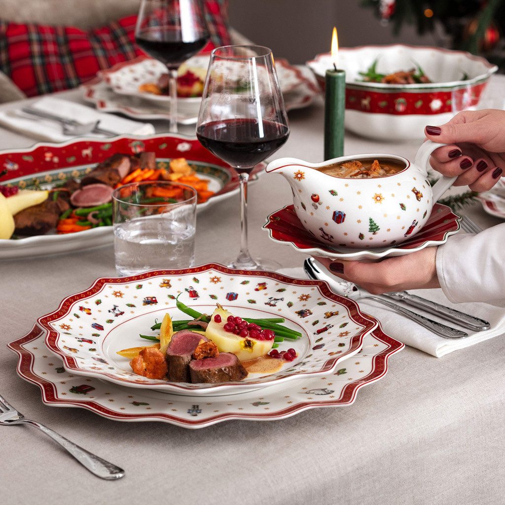 Villeroy & Boch Sauciere Toy's Delight Sauciere mit Unterteil, 250 ml, Porzellan, (Set, 1-tlg)