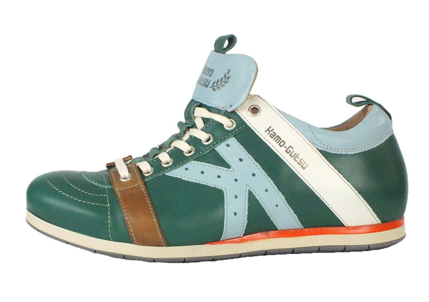 Kamo-Gutsu Herren Leder Sneaker Sneaker Wechselfussbett