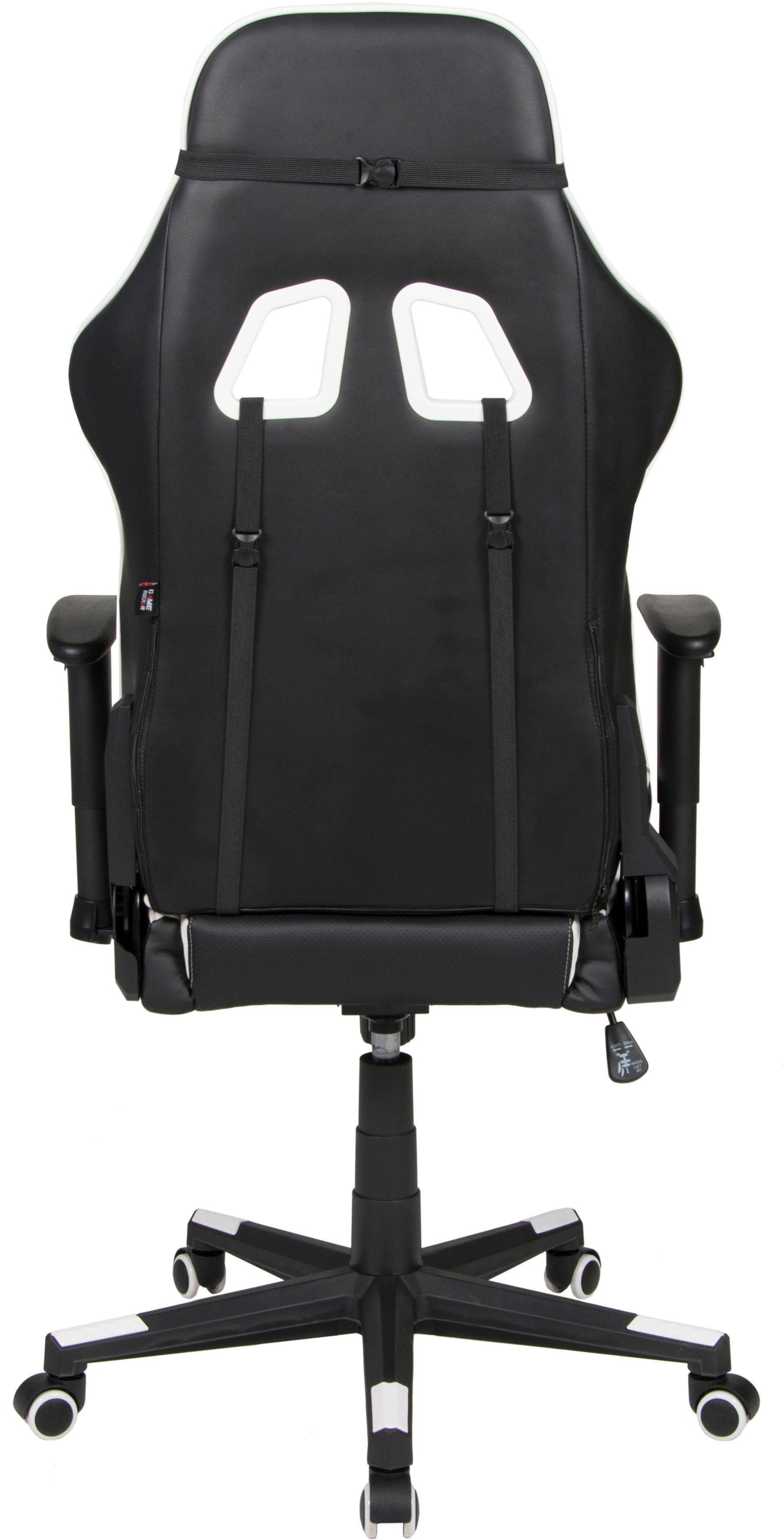 Collection G-10 Gaming-Stuhl schwarz/weiß | schwarz/weiß Game-Rocker Duo