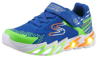 Skechers Kids FLEX-GLOW BOLT Кросівки mit cooler Blinkfunktion, Freizeitschuh, Halbschuh, Schnürschuh