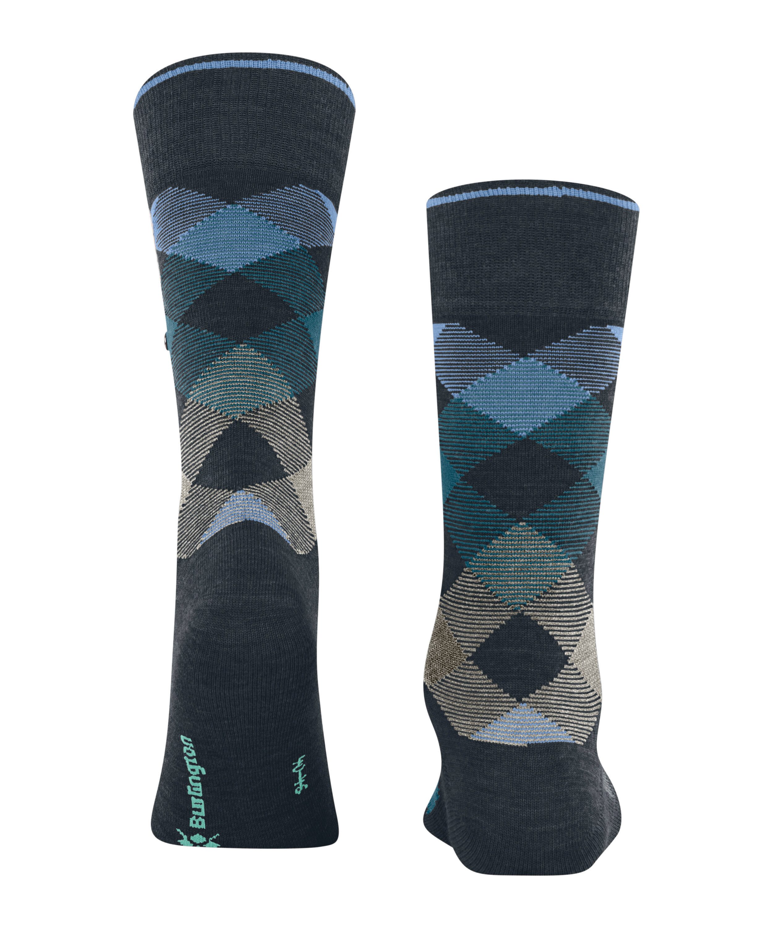 Burlington Socken Newcastle Melange (1-Paar) in melierter Optik
