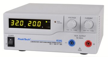 PeakTech PeakTech 1535: DC Schaltnetzgerät ~ 1 - 32V / 0 - 20A Labor-Netzteil