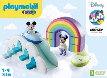 Playmobil® Konstruktions-Spielset Mickys & Minnies Wolkenhaus (71319), Playmobil 1-2-3, (16 St), Made in Europe