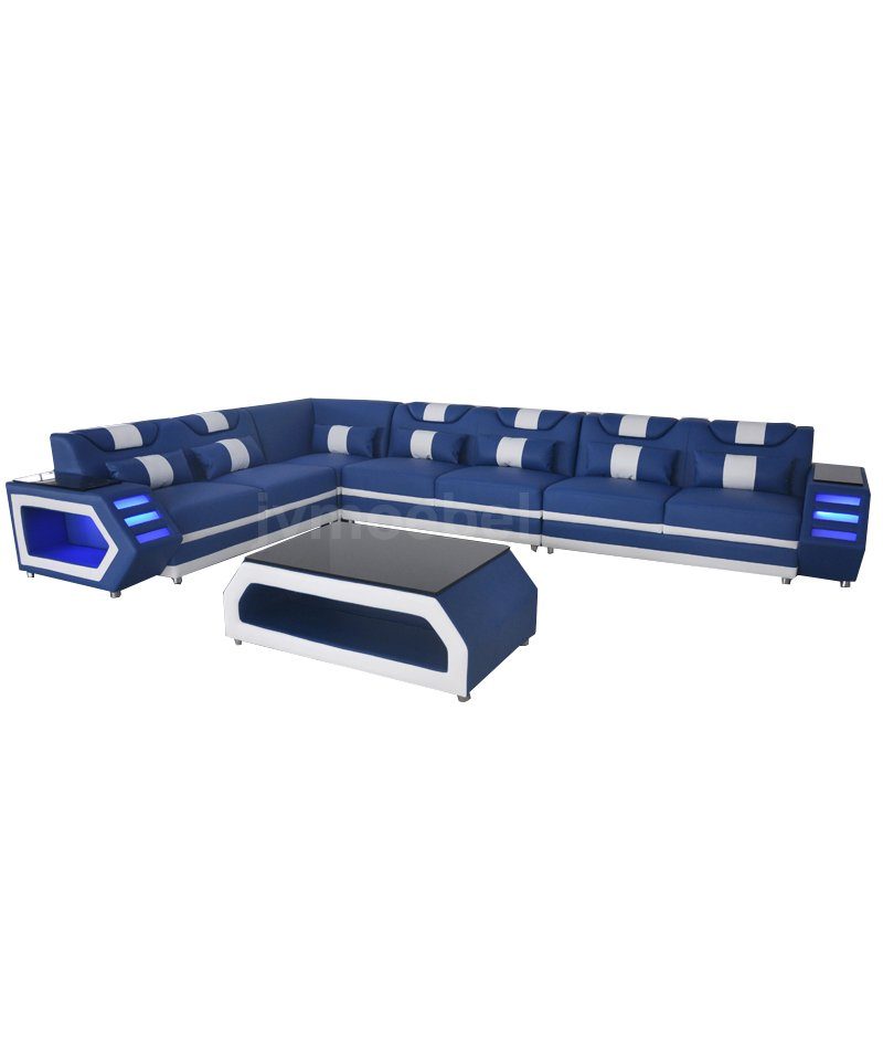 JVmoebel Ecksofa »Designer Leder Polster Sitz Ecke Sofa Polster Eck